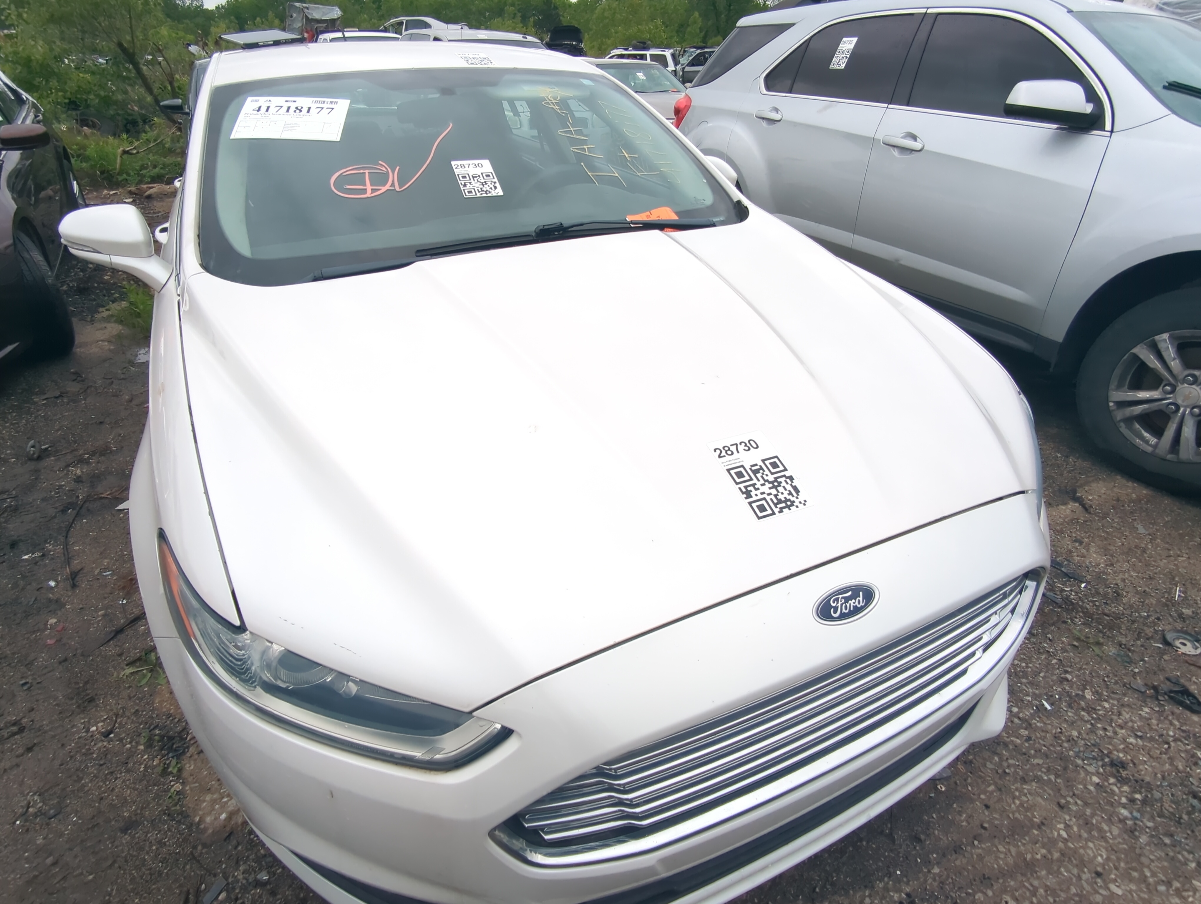 2013-2020 Ford Fusion Hood Oem 1020939 - Oemusedautoparts1.com