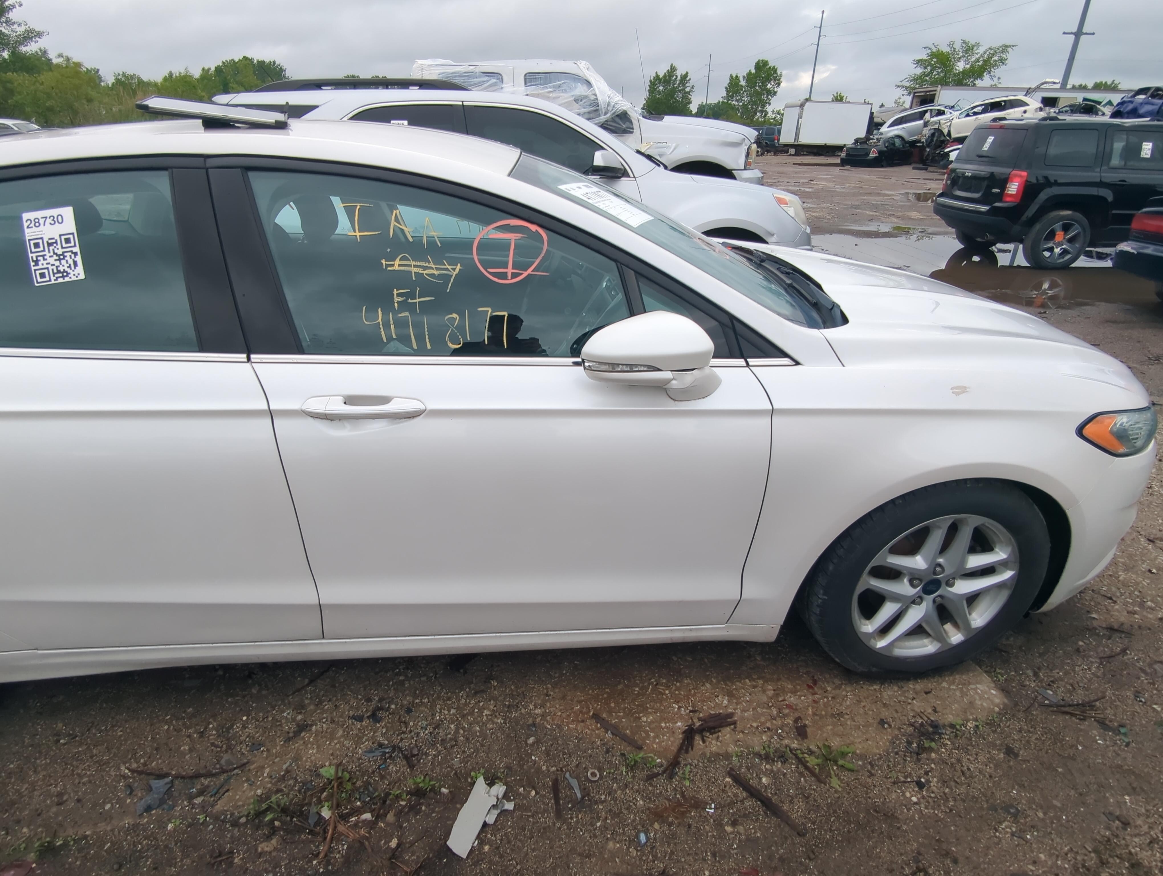 2013-2020 Ford Fusion Passenger Front Door Oem 1021054 - Oemusedautoparts1.com