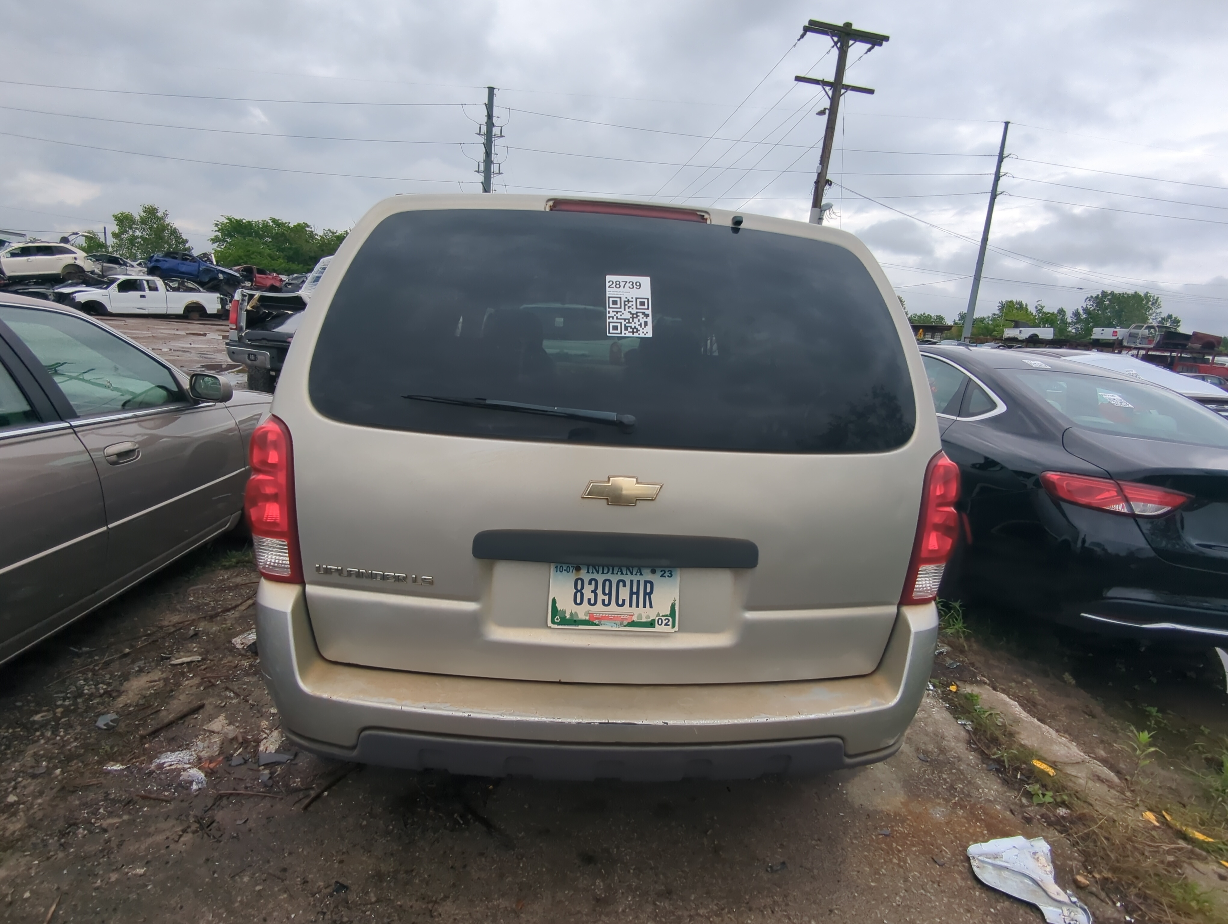 2005-2009 Chevrolet Uplander Trunk/decklid/hatch/tailgate Oem 1021753 - Oemusedautoparts1.com