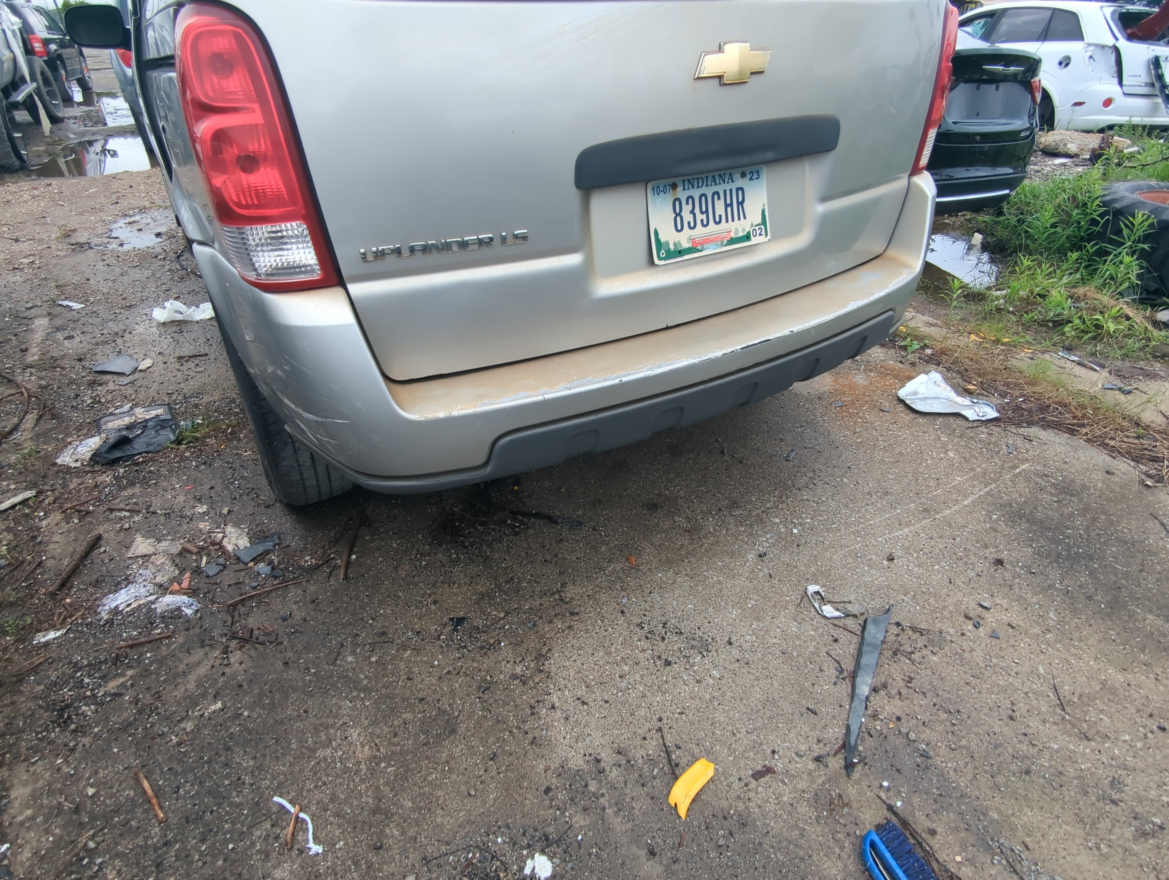 Picture of 2005-2009 Chevrolet Uplander Rear Bumper Assembly Oem 1021754