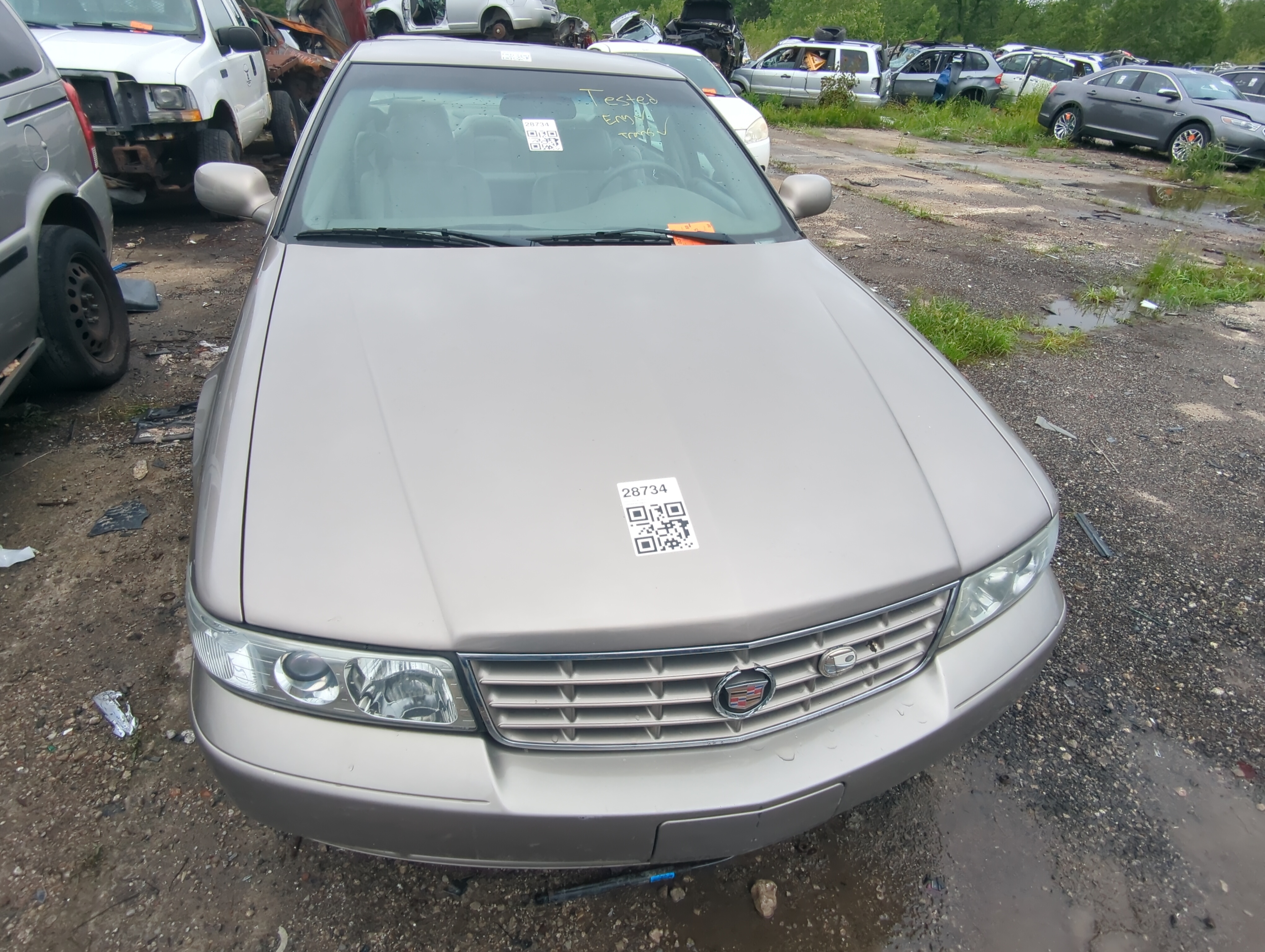 2000-2004 Cadillac Seville Hood Oem 1022006 - Oemusedautoparts1.com