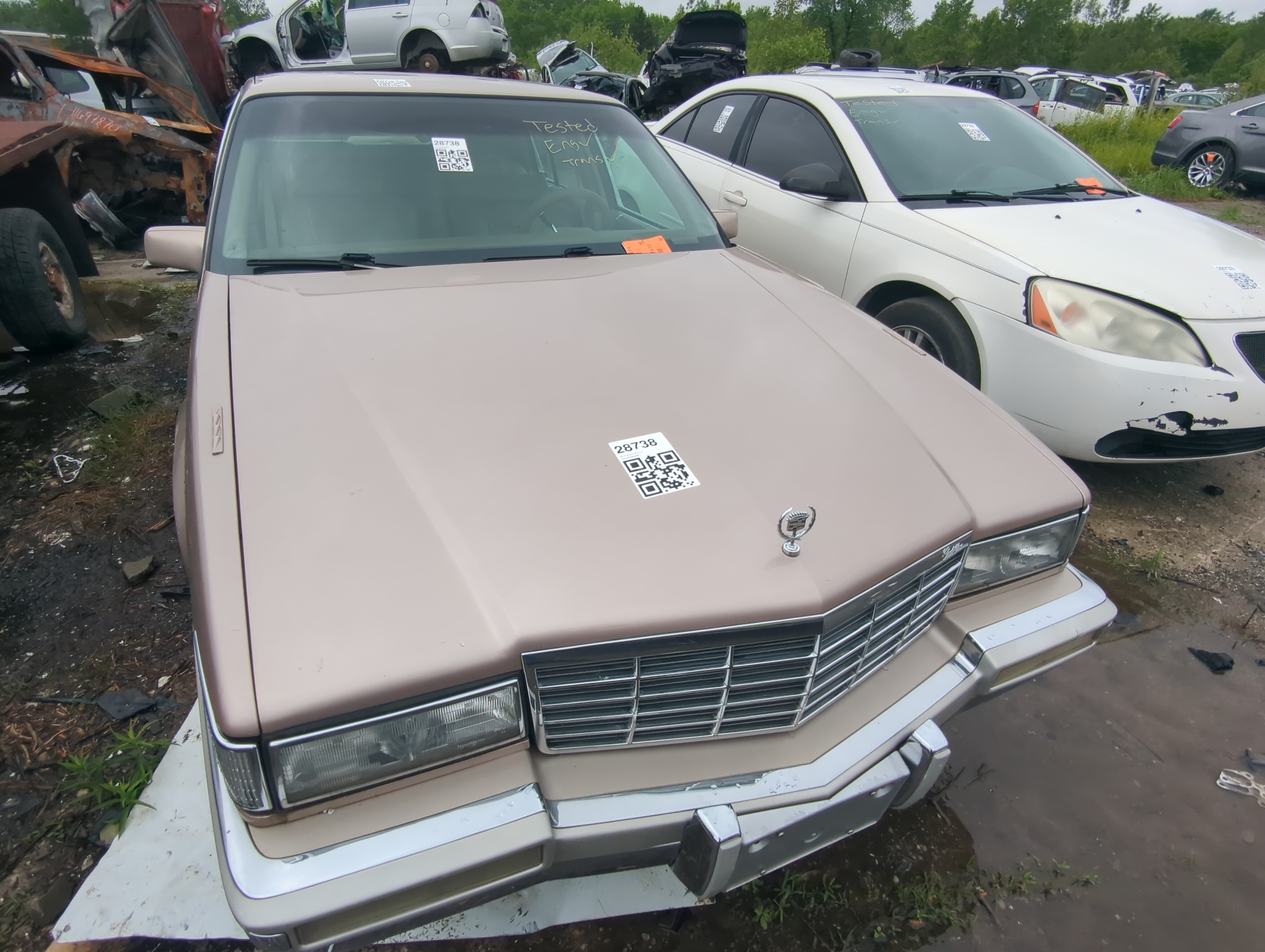 1991 Cadillac Deville Hood Oem 1022070 - Oemusedautoparts1.com