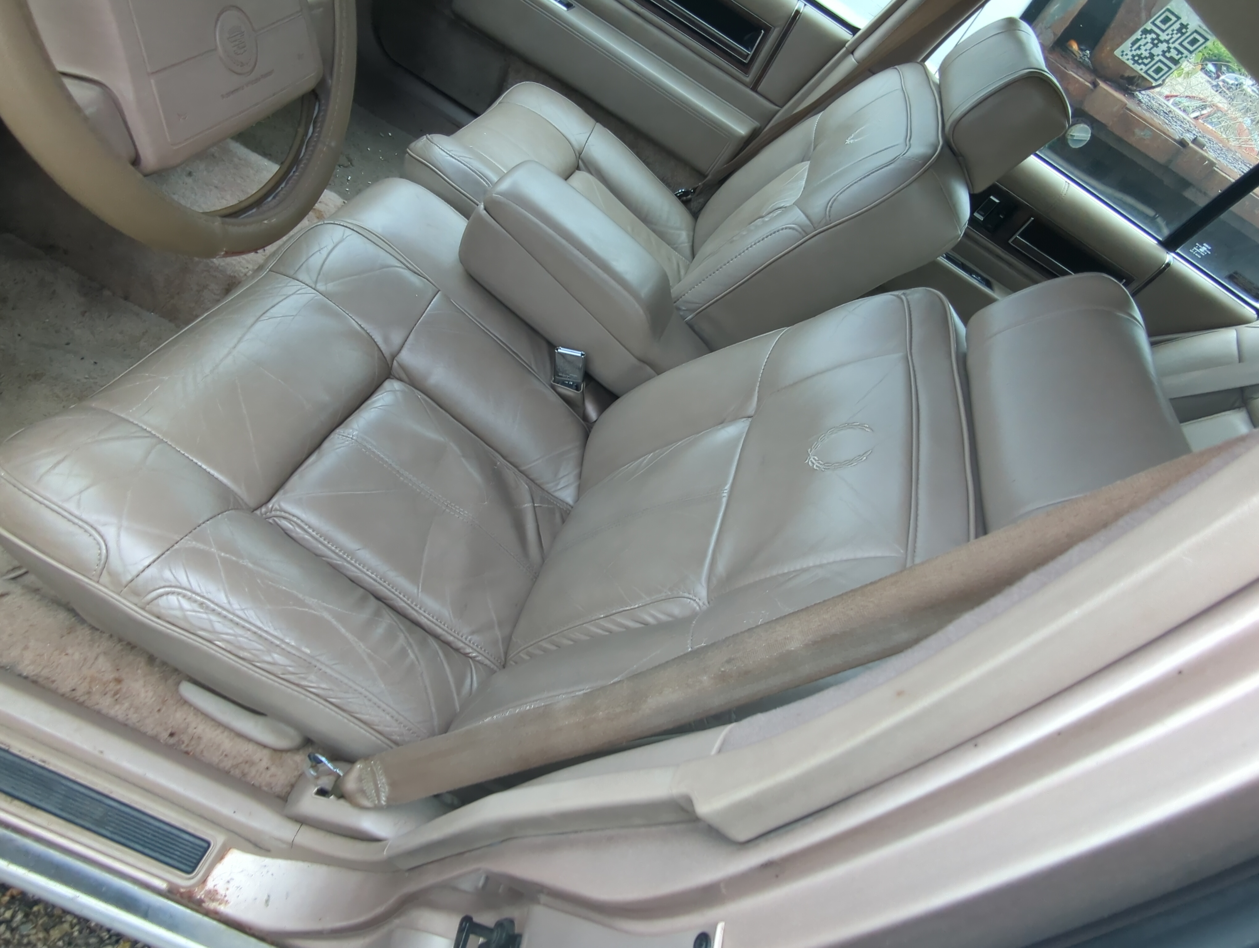 1991 Cadillac Deville Driver Front Seat Oem 1022155 - Oemusedautoparts1.com