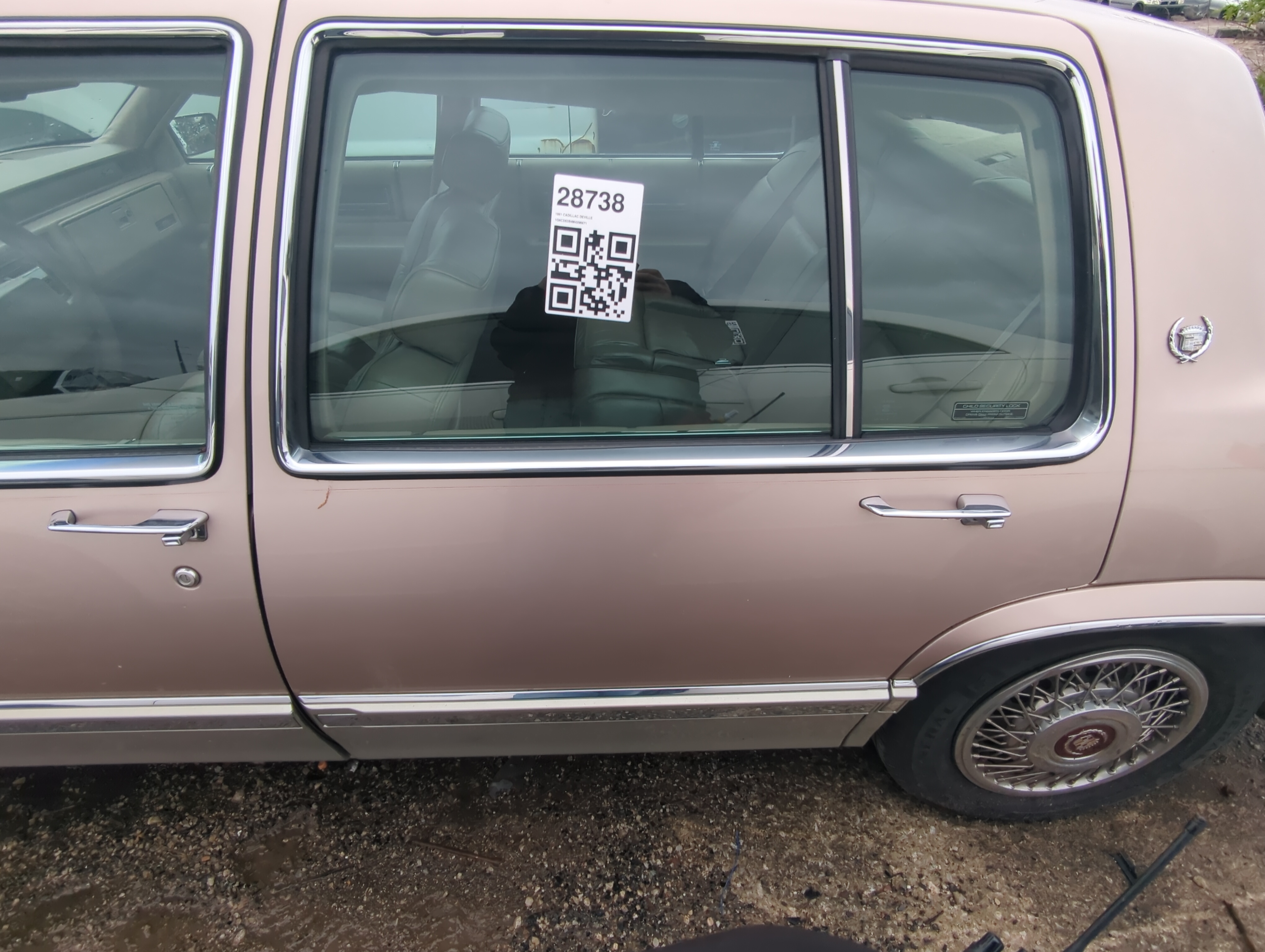 Picture of 1991 Cadillac Deville Driver Rear Door Oem 1022214