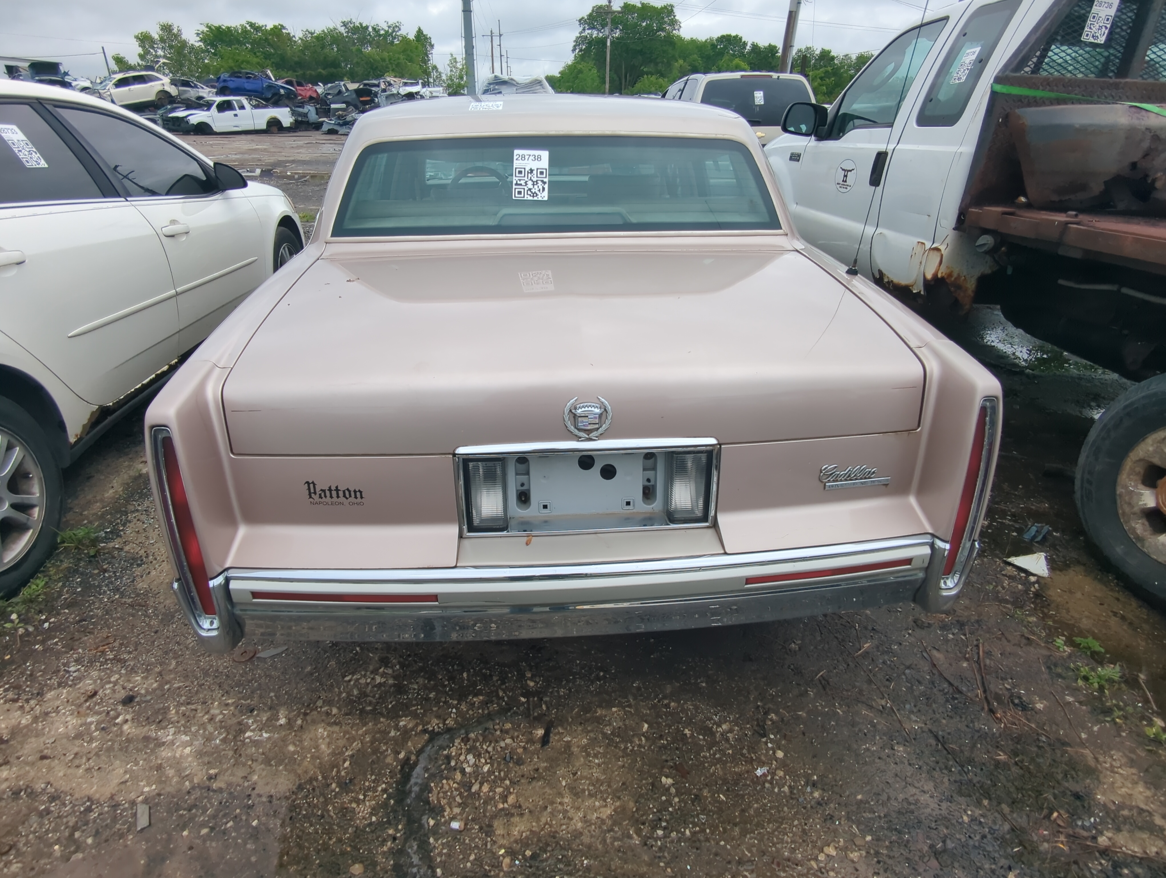 1991 Cadillac Deville Trunk/decklid/hatch/tailgate Oem 1022215 - Oemusedautoparts1.com