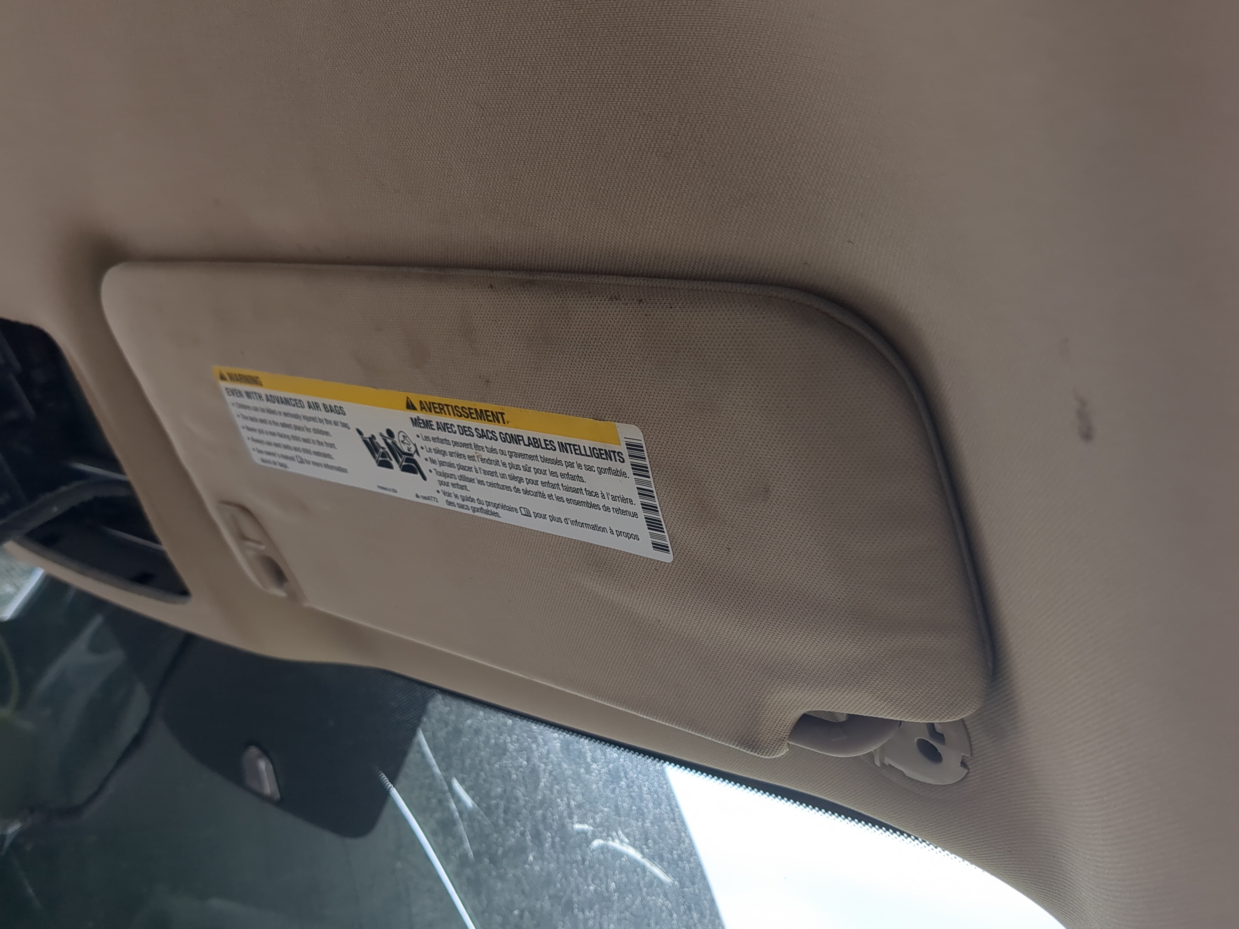 2008-2017 Buick Enclave Passenger Sun Visor Mirror Right Sunvisor 1025013 - Oemusedautoparts1.com