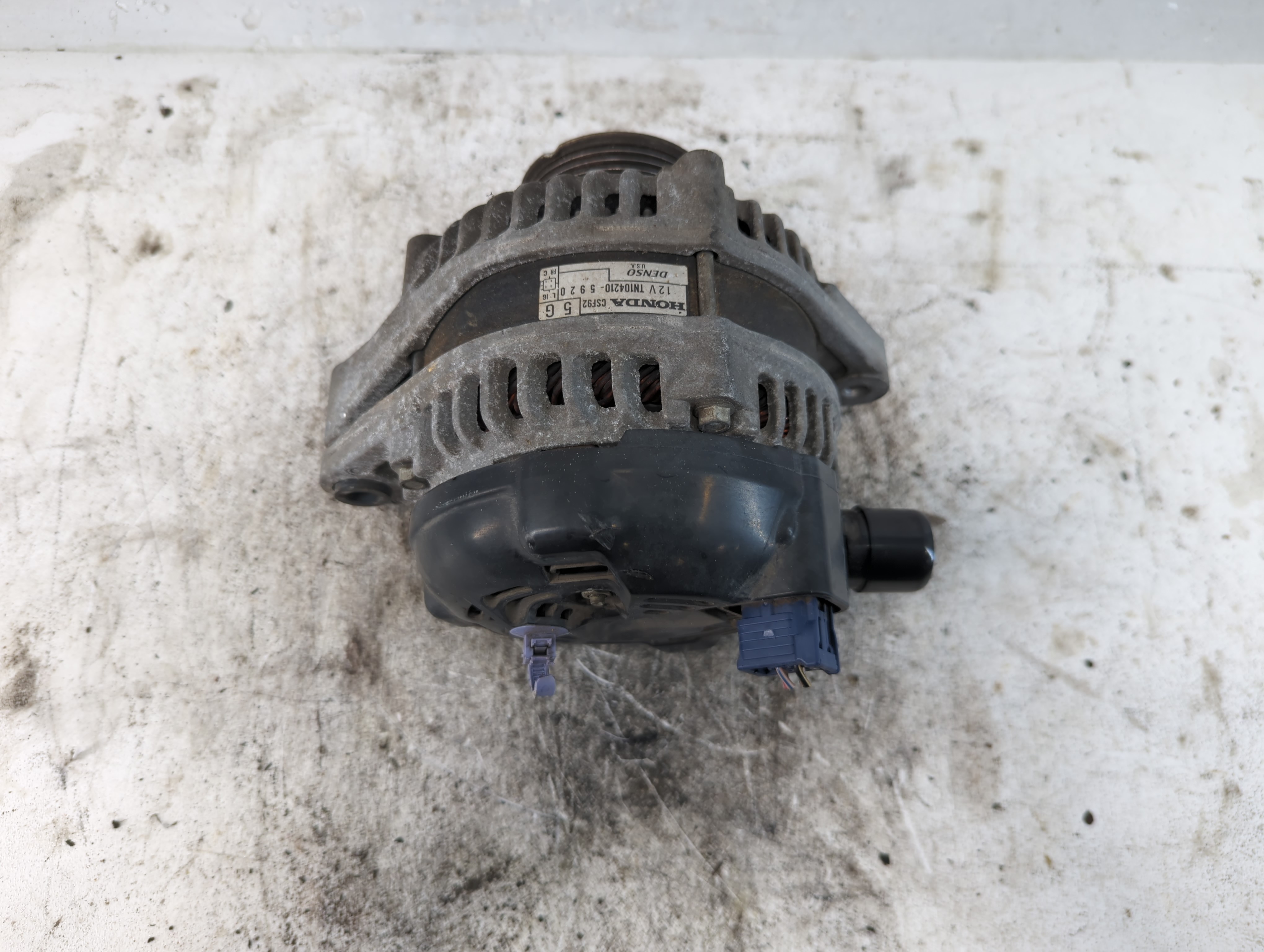 Picture of 2009-2014 Acura Tl Alternator Generator Charging Assembly Engine Oem 1031471