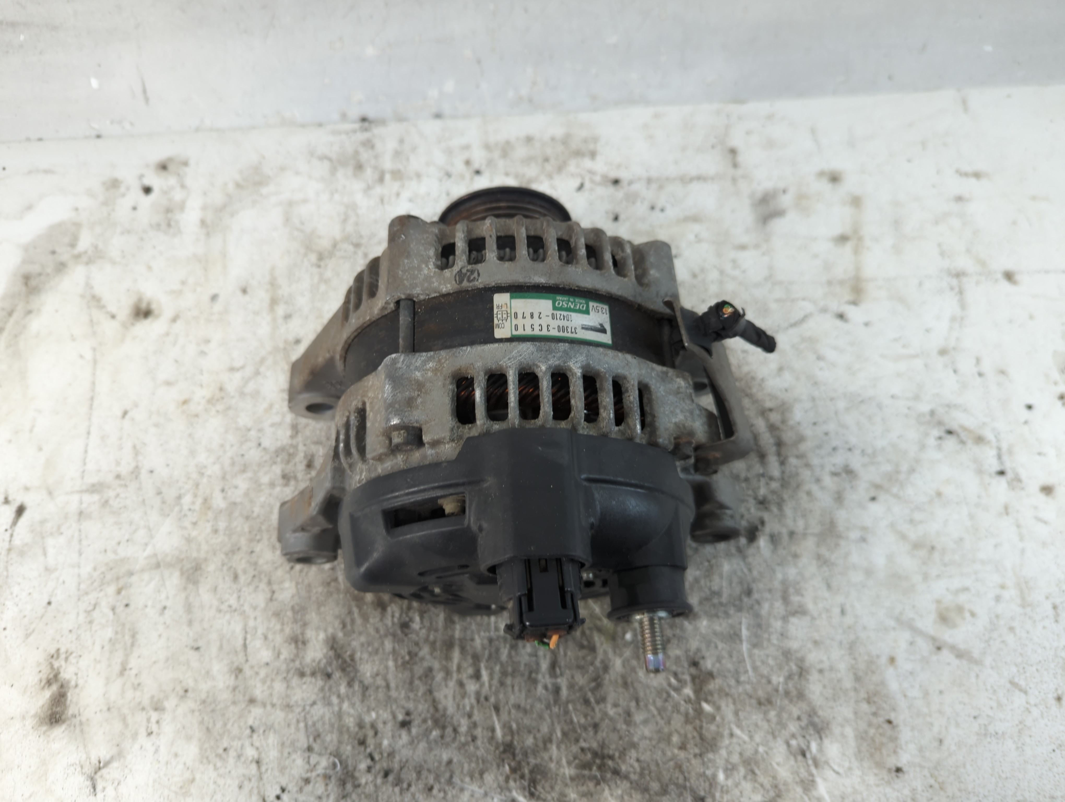 2010 Hyundai Santa Fe Alternator Generator Charging Assembly Engine Oem 1034590 - Oemusedautoparts1.com