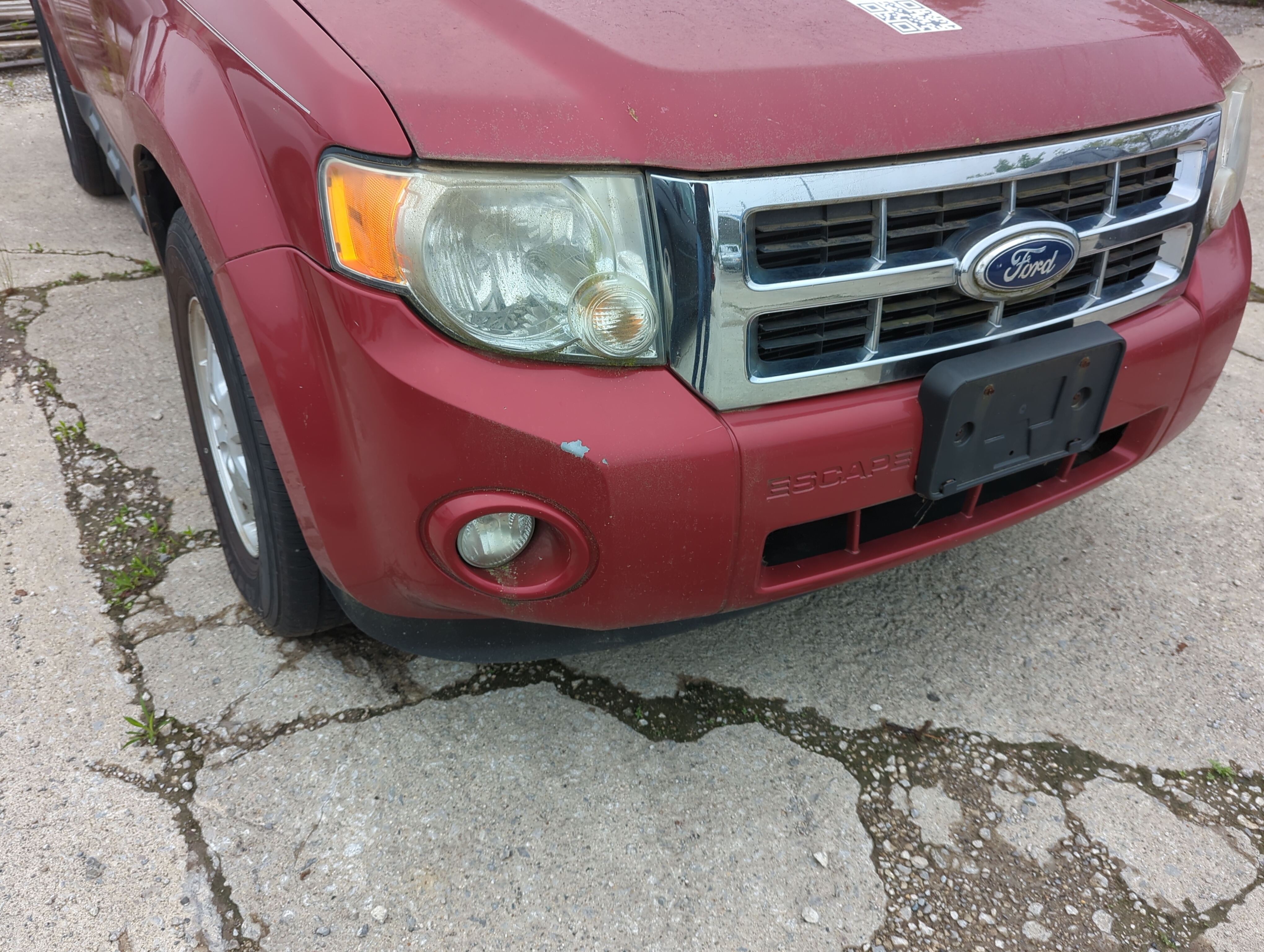 Picture of 2008-2012 Ford Escape Front Bumper - Oem 1034787