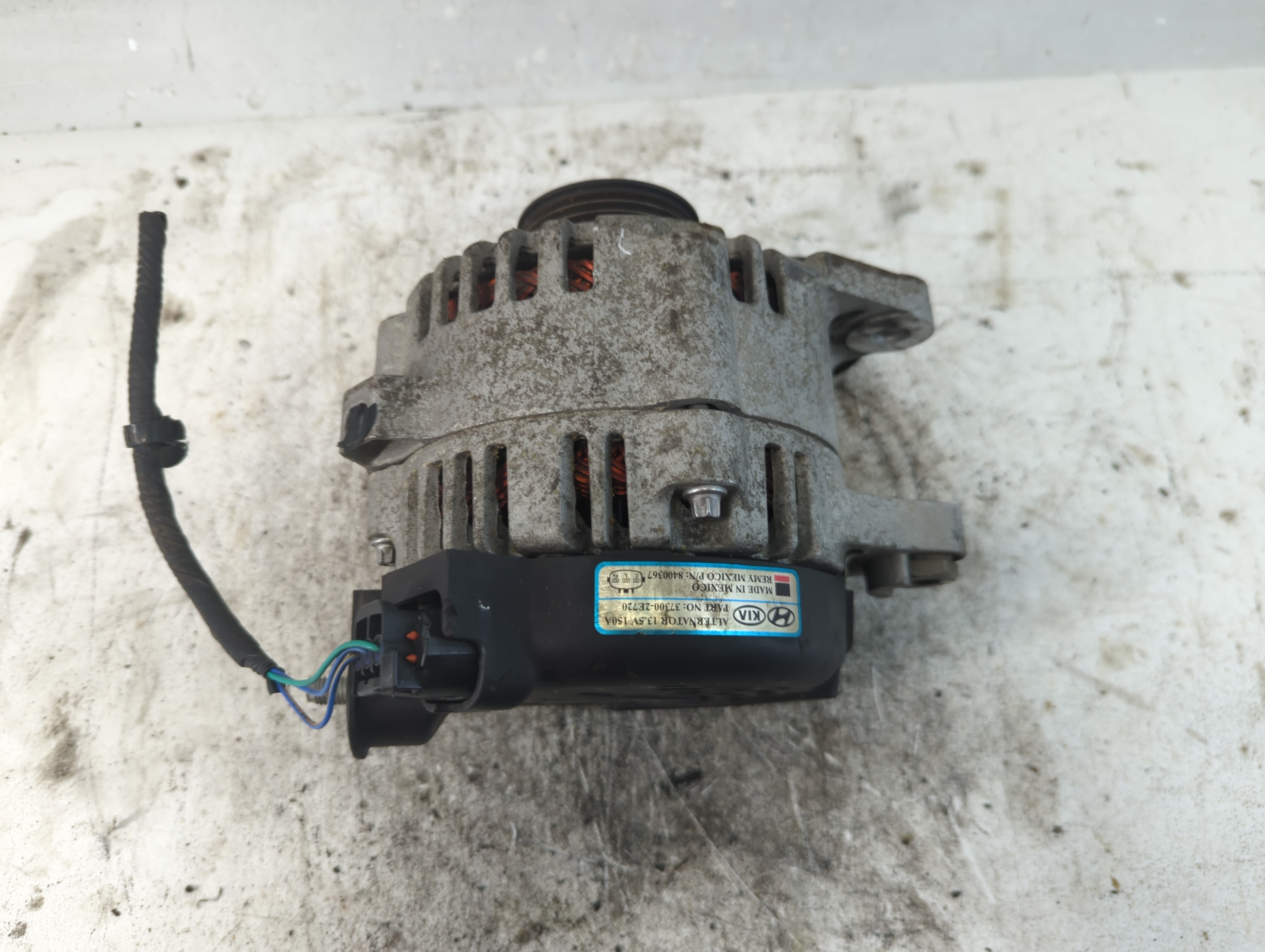 2014 Hyundai Elantra Alternator Generator Charging Assembly Engine Oem 1034822 - Oemusedautoparts1.com
