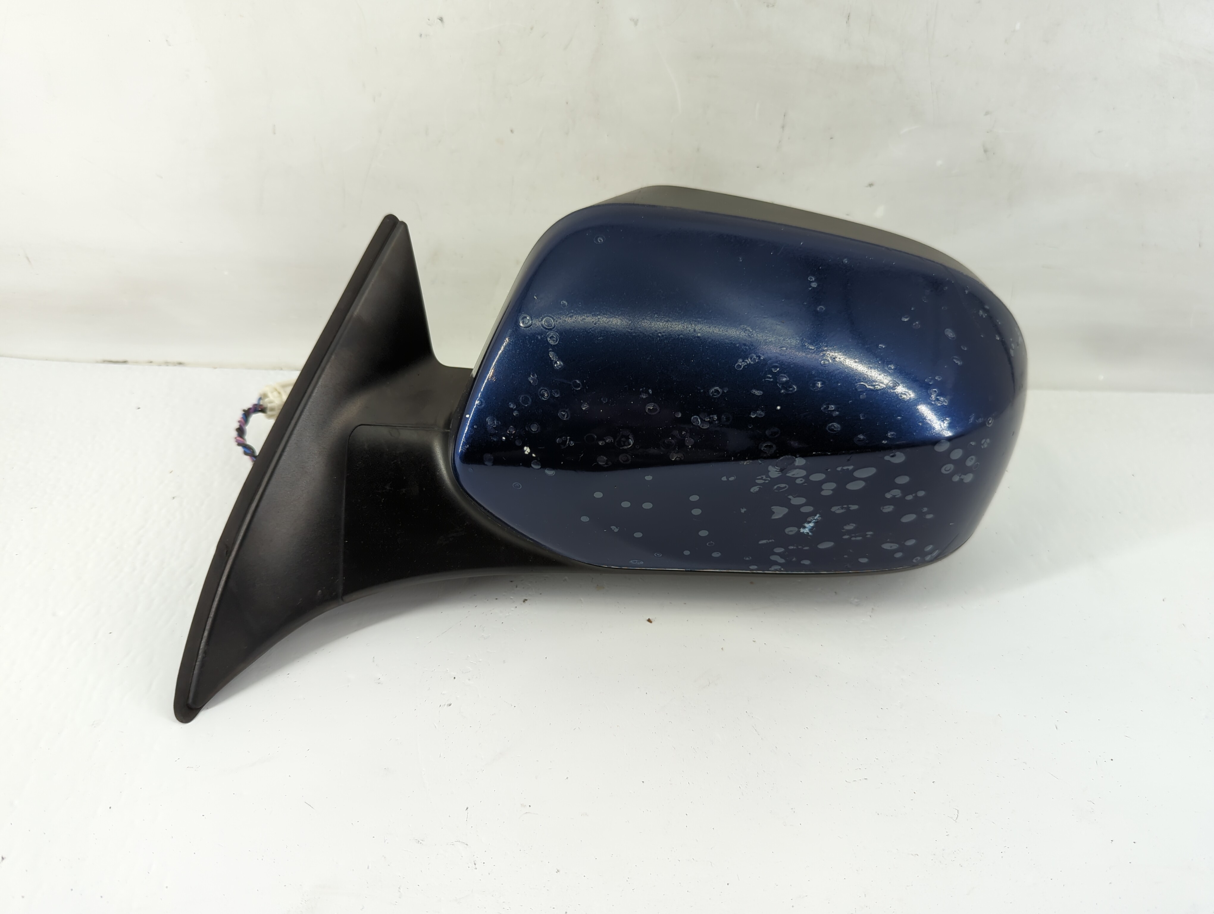 Picture of 2010 Subaru Legacy Driver Left Side View Manual Door Mirror Blue 1037300