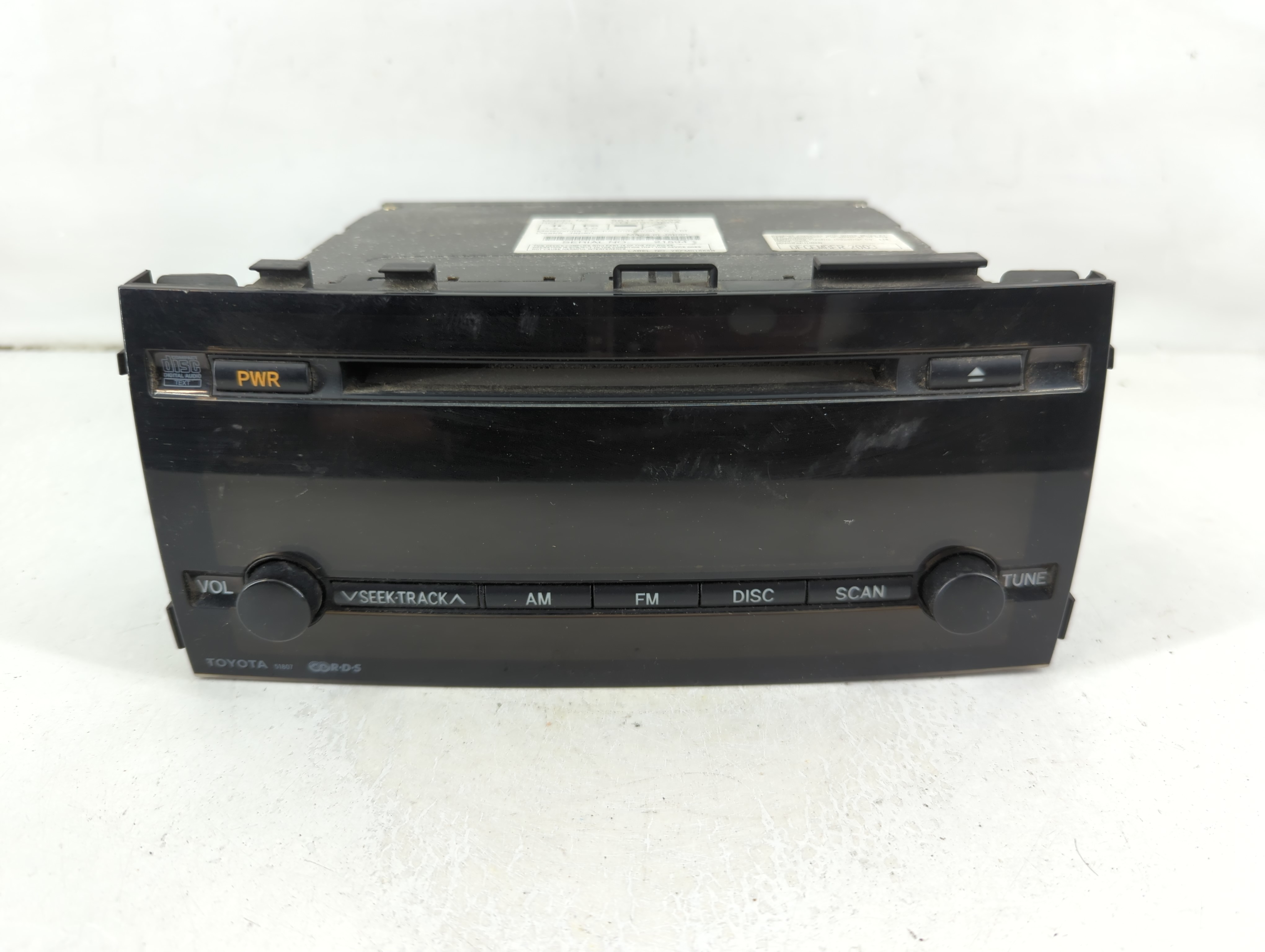 2004-2006 Toyota Prius Am Fm Cd Player Radio Receiver 1037362 - Oemusedautoparts1.com