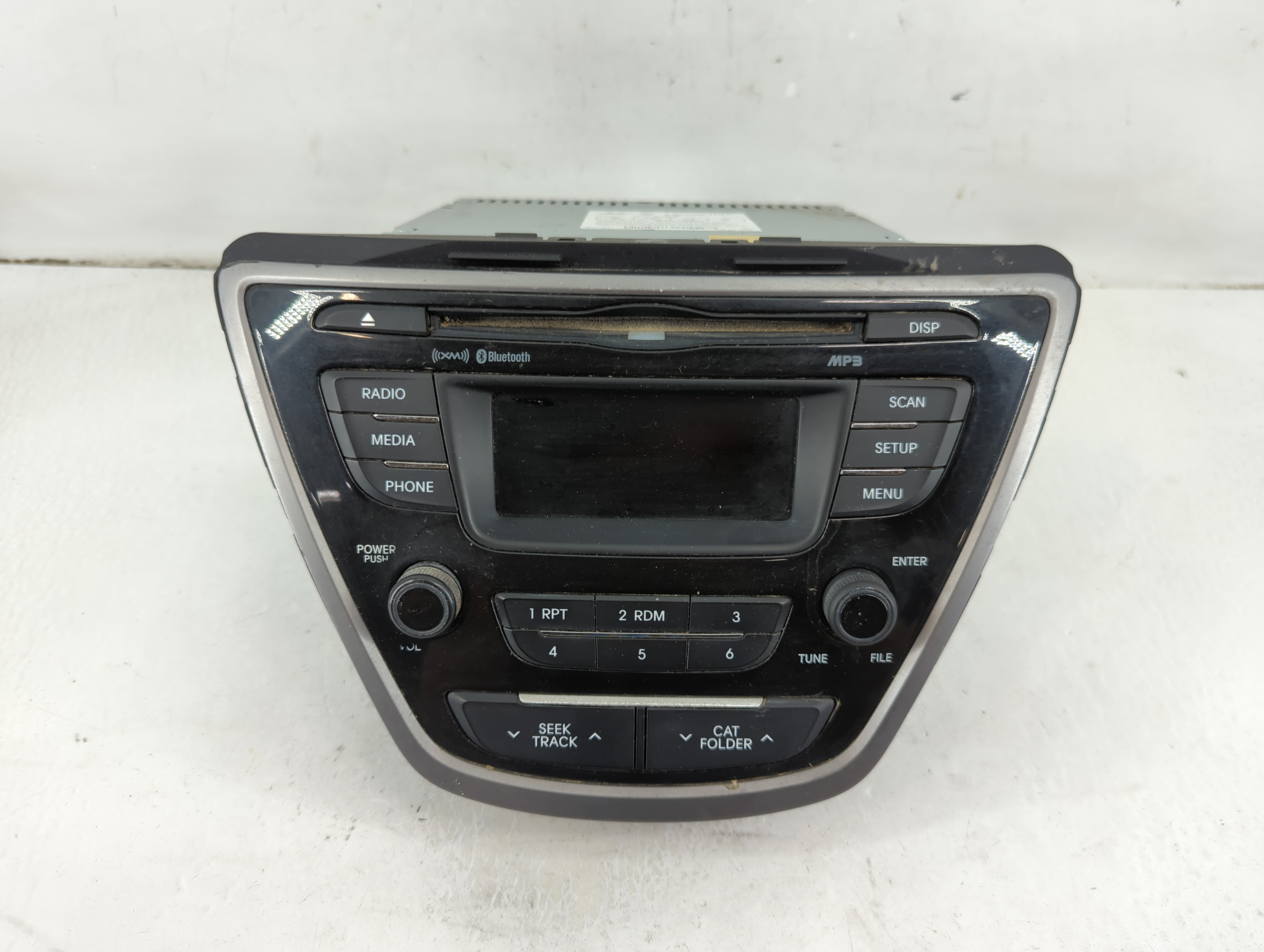 2013 Hyundai Elantra Am Fm Cd Player Radio Receiver 1037407 - Oemusedautoparts1.com