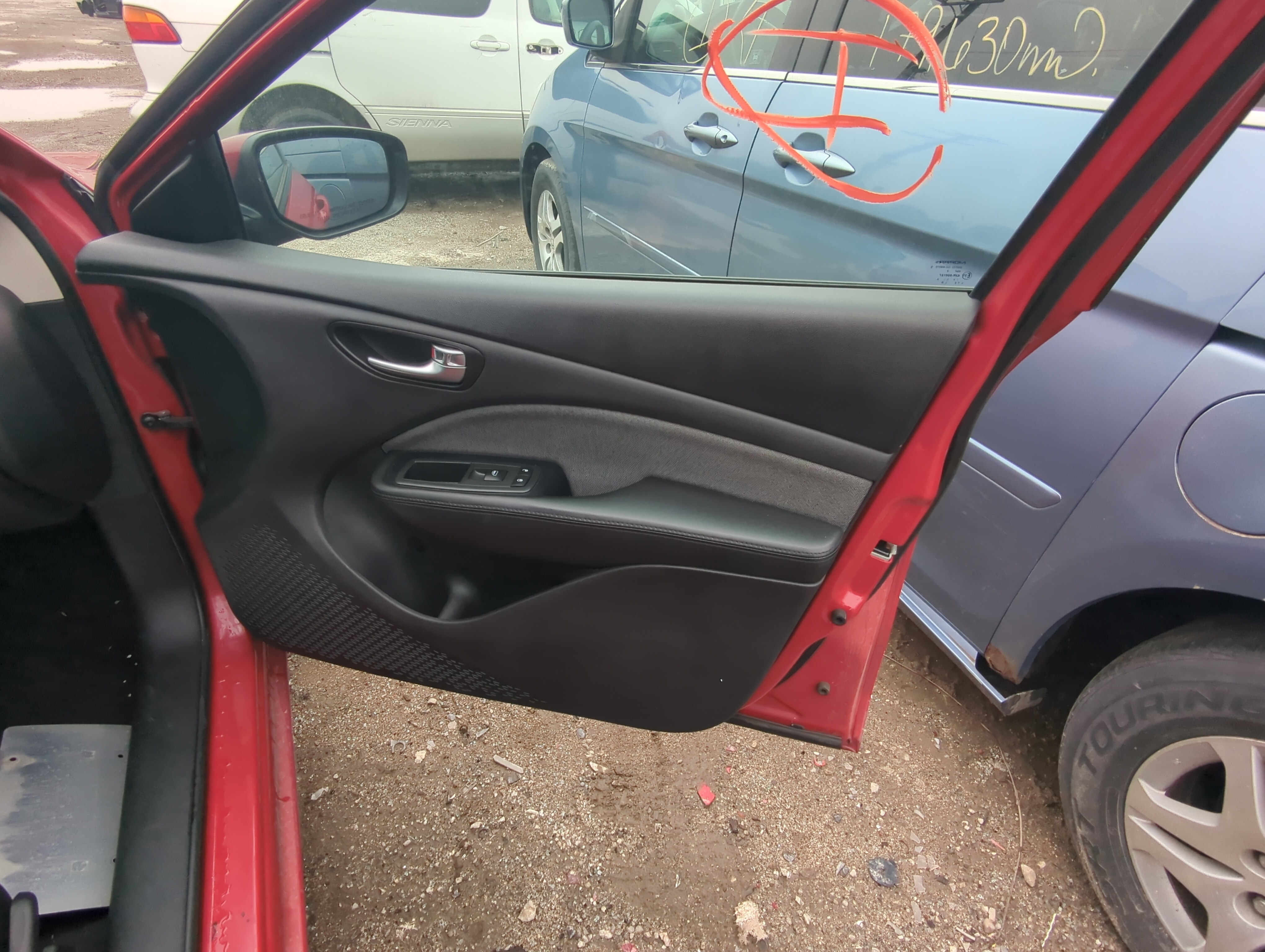 2013 Dodge Dart Front Right Passenger Interior Door Panel Trim 1046019 - Oemusedautoparts1.com