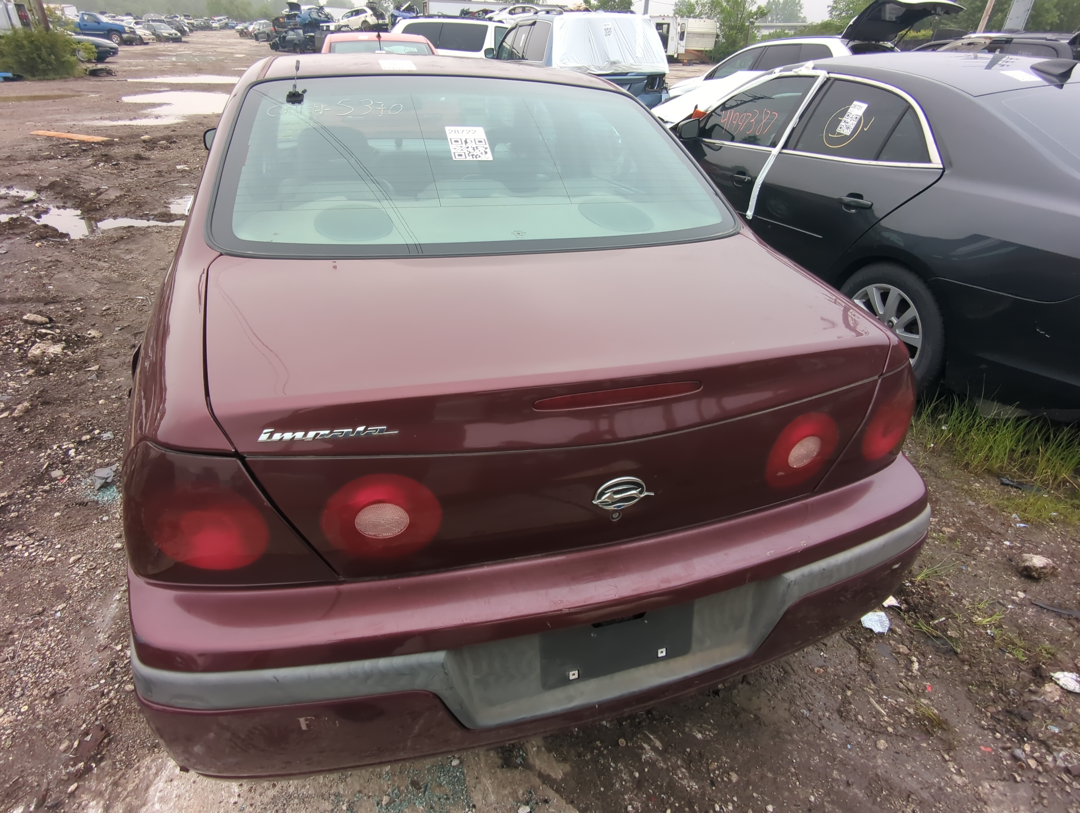 2000-2005 Chevrolet Impala Trunk/decklid/hatch/tailgate Oem 1046327 - Oemusedautoparts1.com