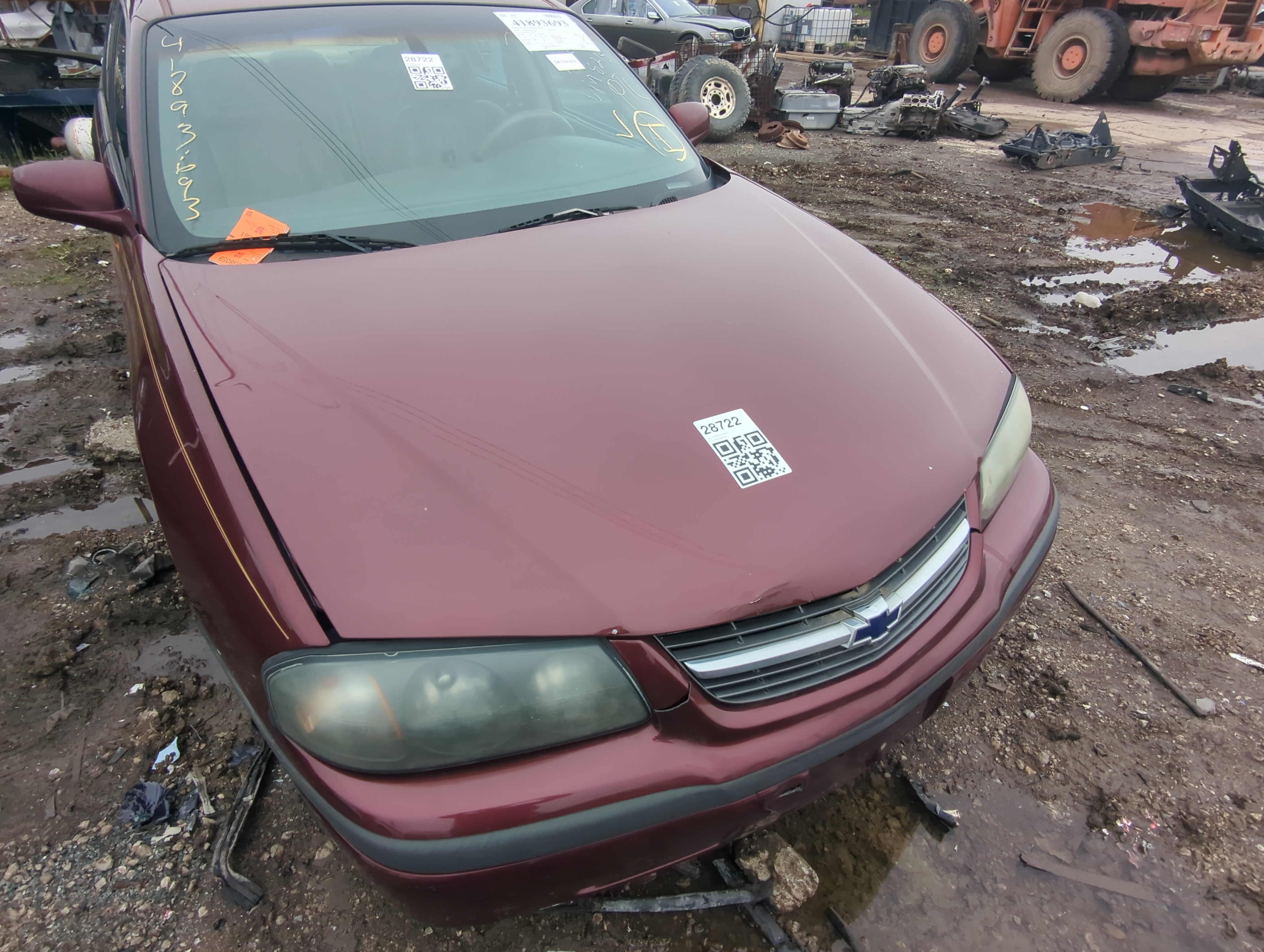 2000-2005 Chevrolet Impala Hood Oem 1046336 - Oemusedautoparts1.com