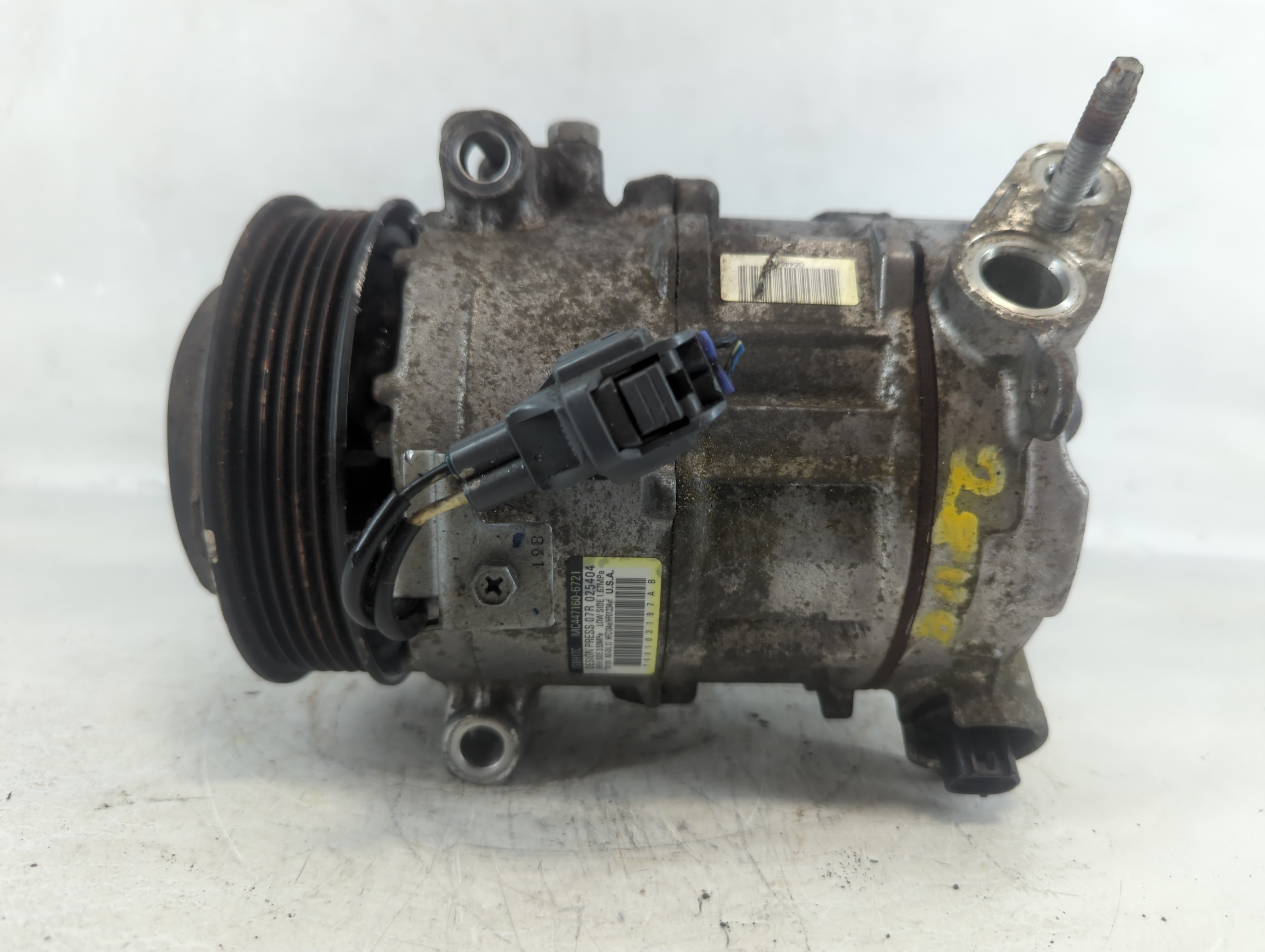 2014-2022 Jeep Cherokee Air Conditioning A/c Ac Compressor Oem 1046711 - Oemusedautoparts1.com