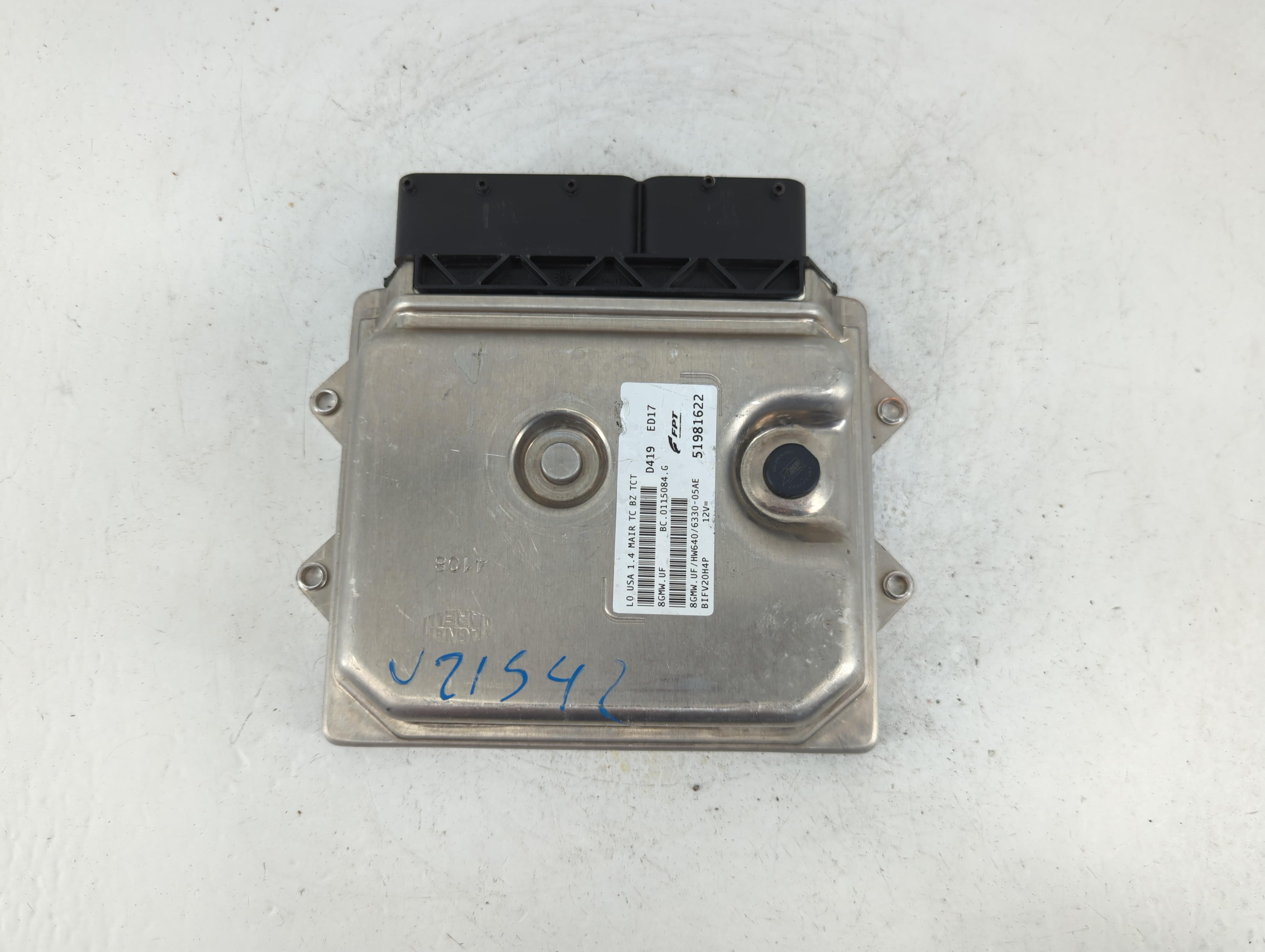 2014-2017 Fiat 500 Engine Control Computer Ecu Pcm Ecm Pcu Oem 51981622 1047272 - Oemusedautoparts1.com
