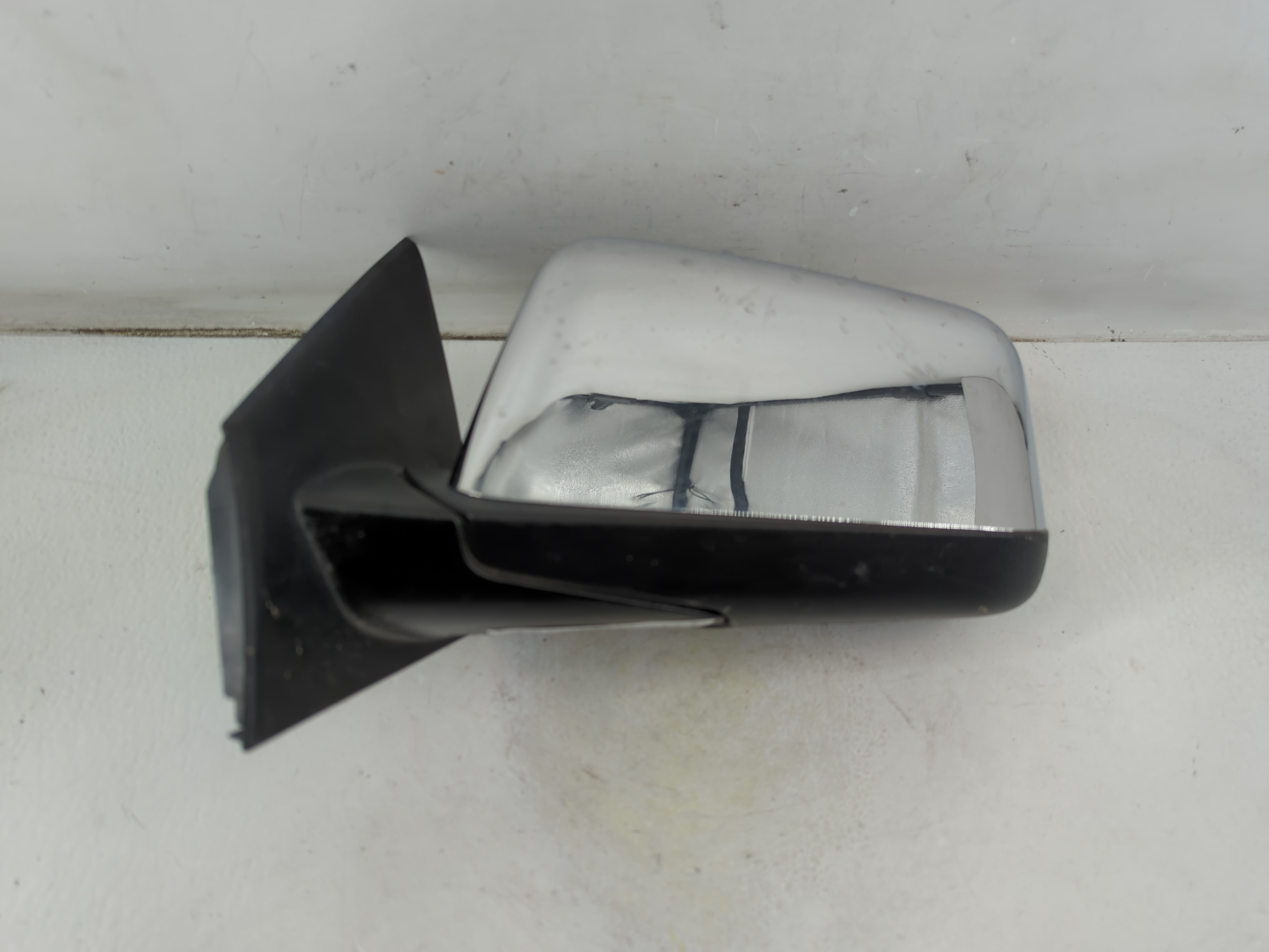 2007-2008 Lincoln Mkx Driver Left Side View Power Door Mirror Chrome 1048325 - Oemusedautoparts1.com