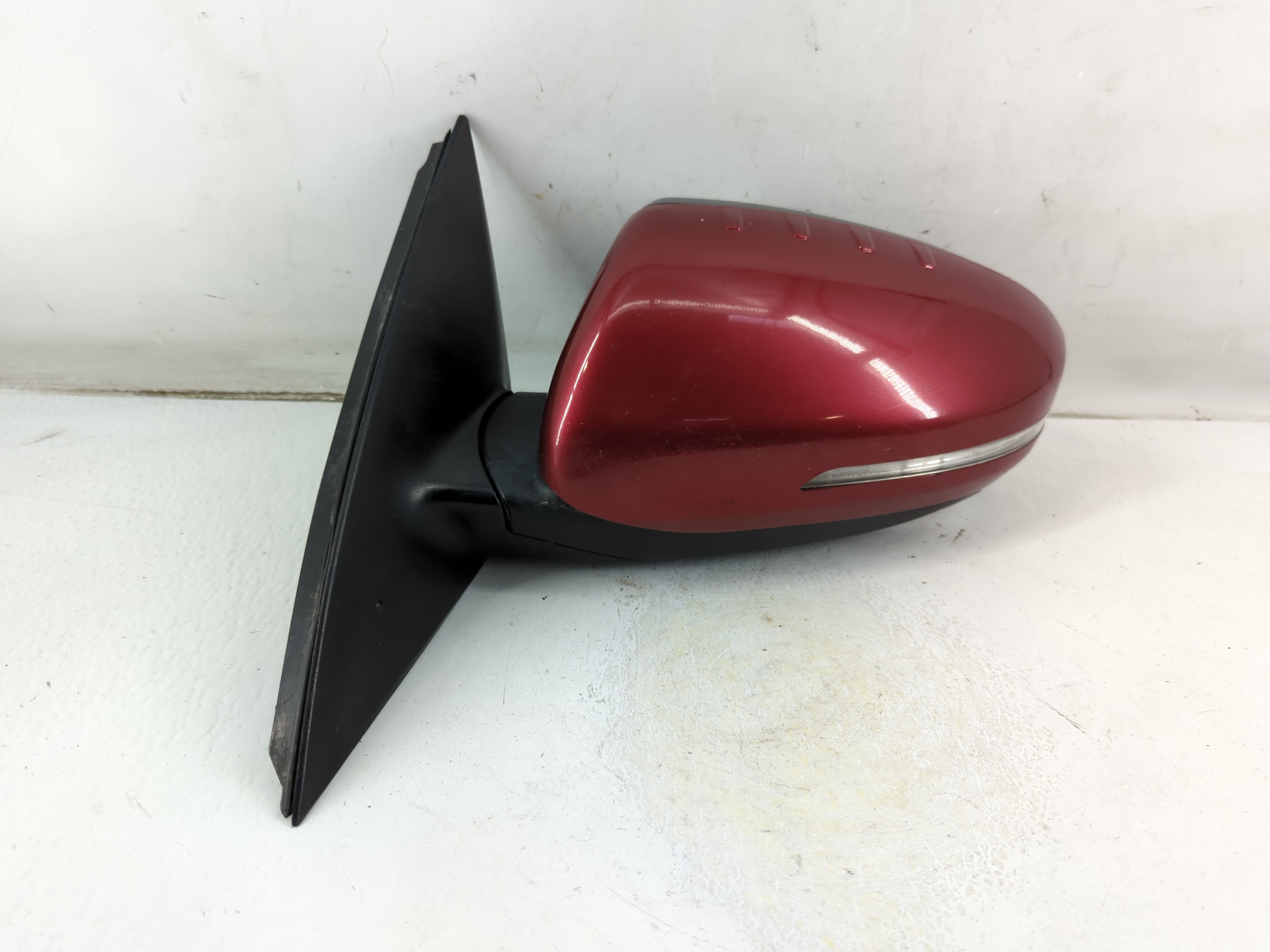2014-2015 Kia Optima Driver Left Side View Power Door Mirror Burgundy 1048340 - Oemusedautoparts1.com