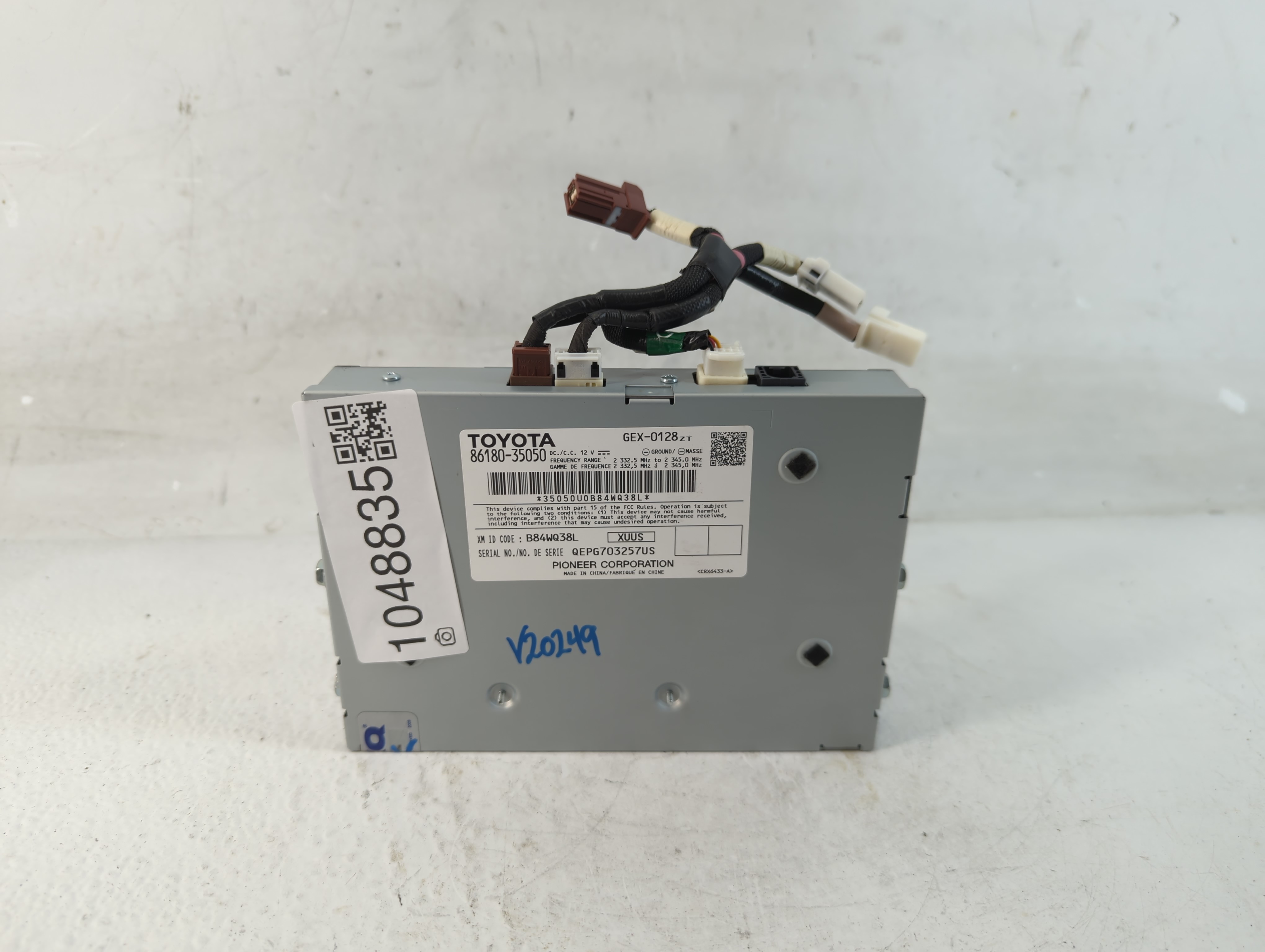 2016-2020 Toyota Mirai Am Fm Cd Player Radio Receiver 1048835 - Oemusedautoparts1.com