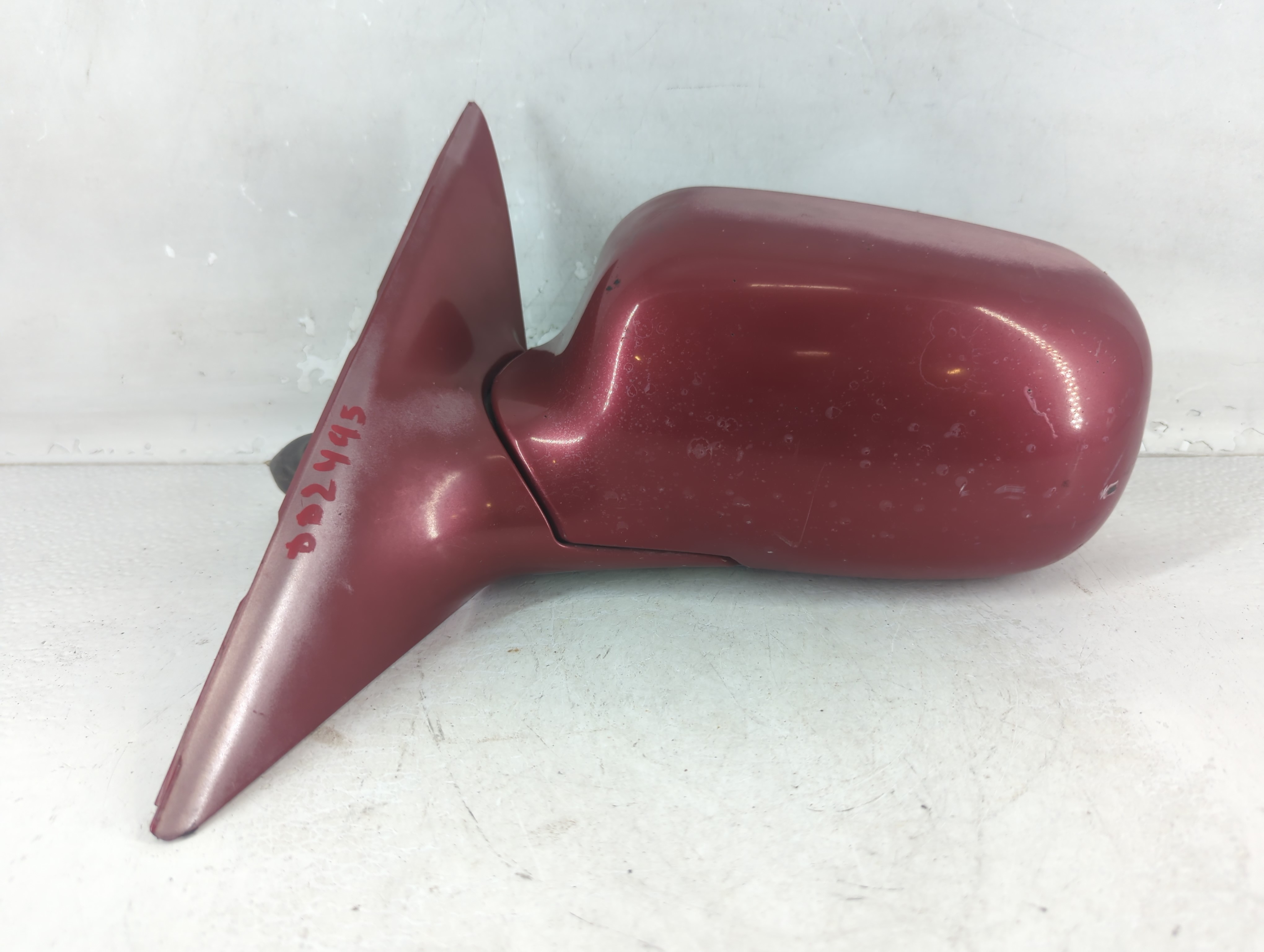 2000-2002 Cadillac Deville Driver Left Side View Power Door Mirror Red 1049170 - Oemusedautoparts1.com