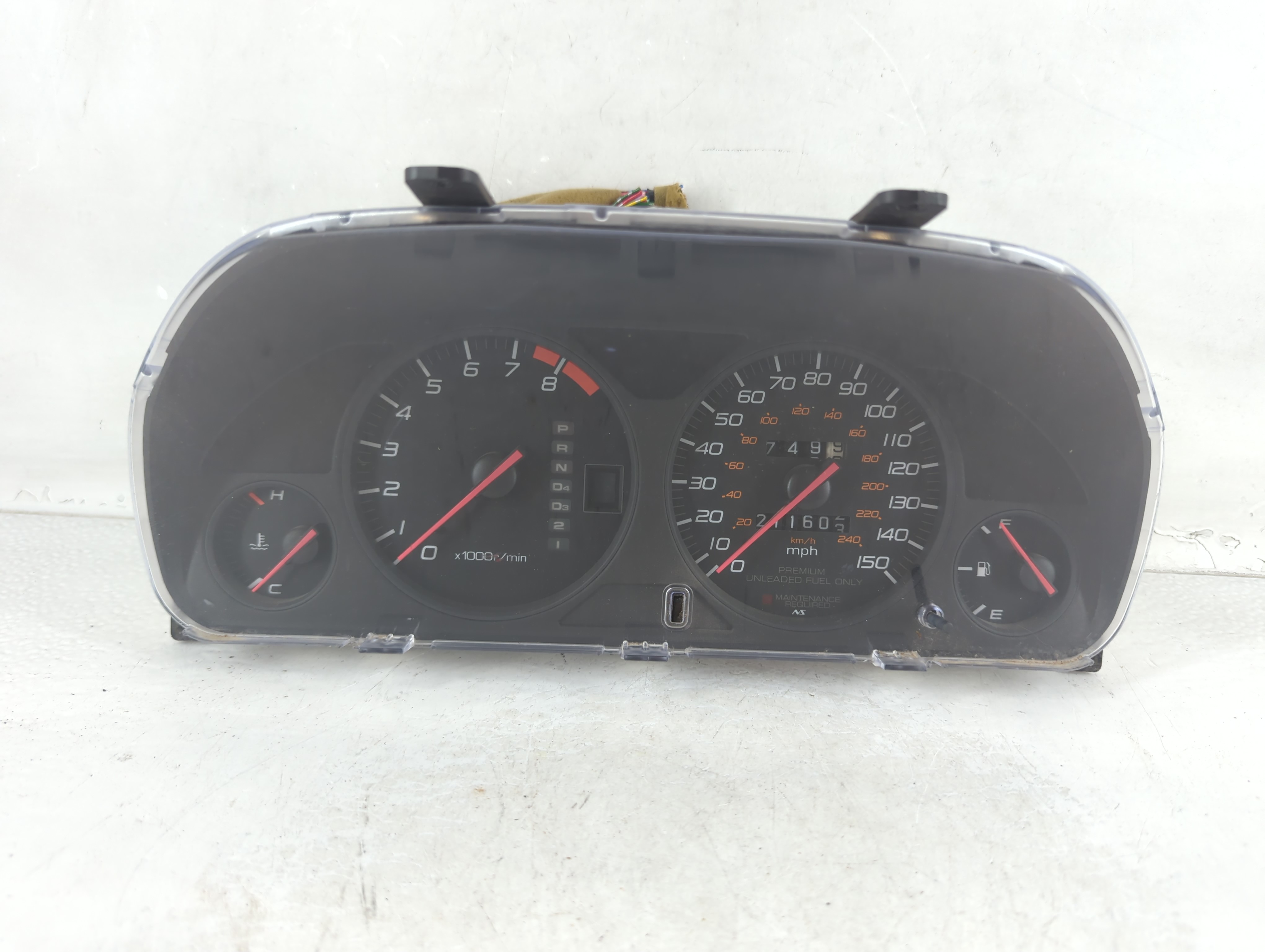 Picture of 1997-2001 Honda Prelude Speedometer Instrument Cluster Gauges 78100-a000 1049172