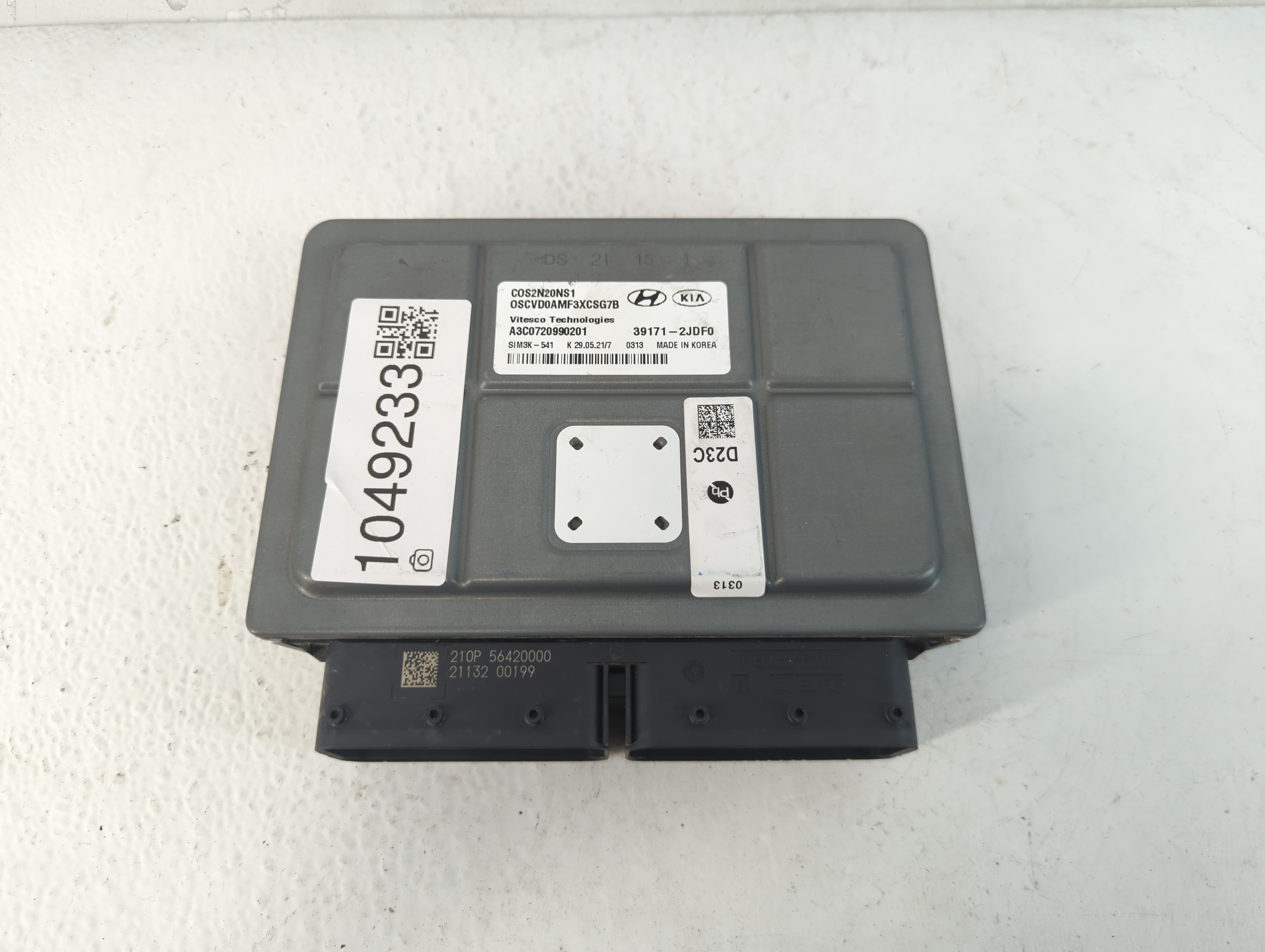 2022-2022 Hyundai Kona Engine Control Computer Ecu Pcm Ecm Pcu Oem 1049233 - Oemusedautoparts1.com