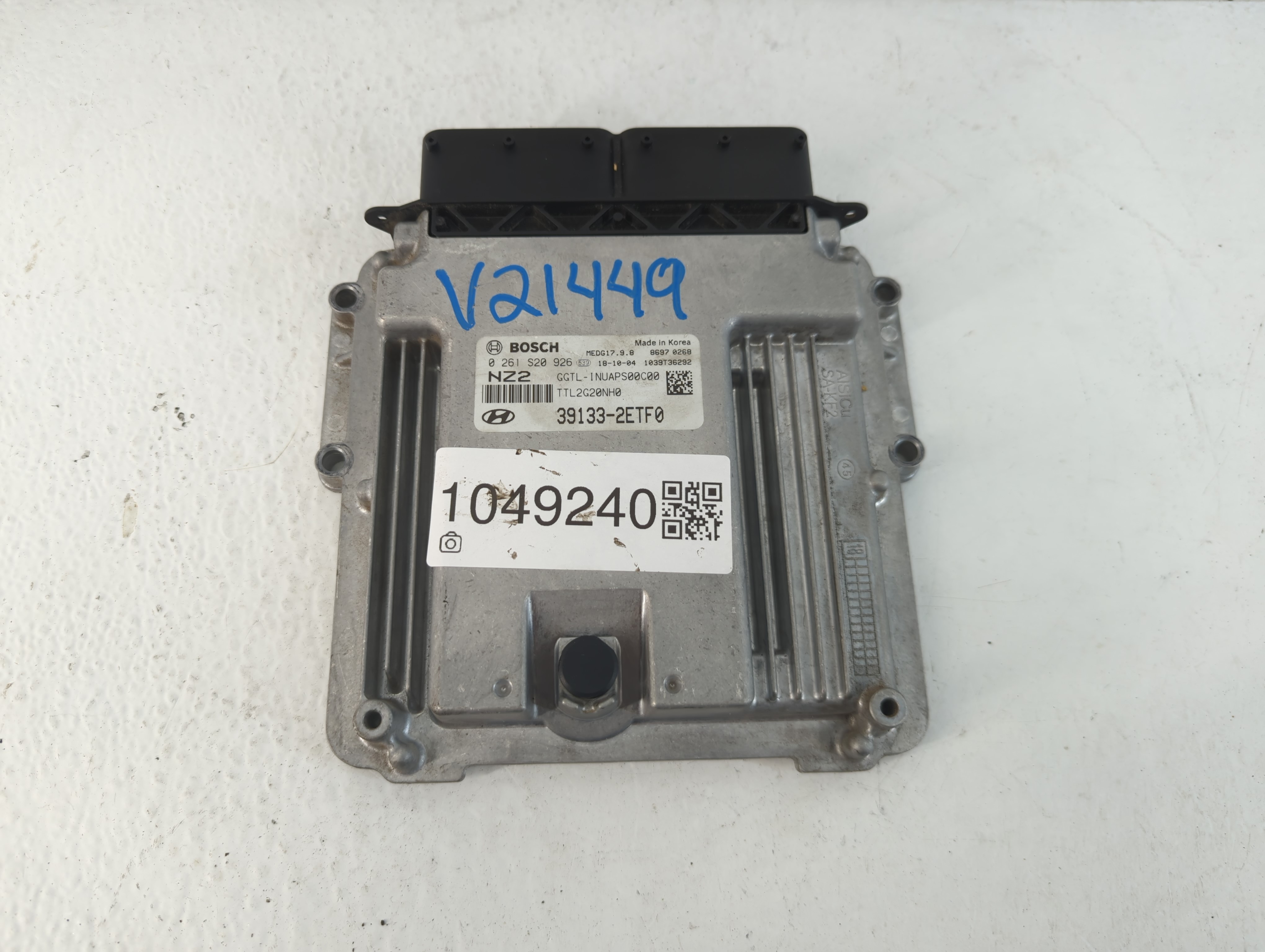 2019-2021 Hyundai Tucson Engine Control Computer Ecu Pcm Ecm Pcu Oem 1049240 - Oemusedautoparts1.com