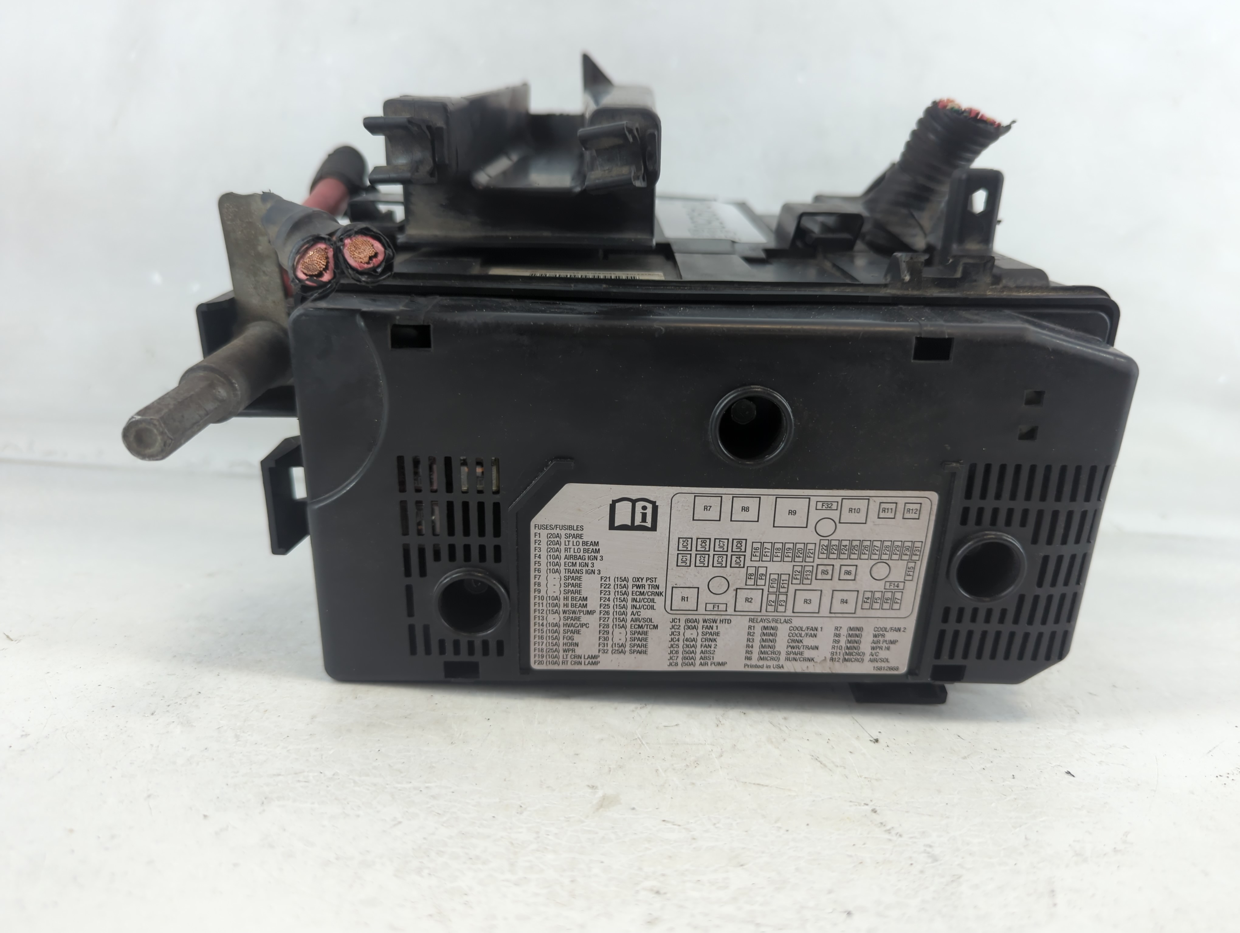 2006-2007 Buick Lucerne Fusebox Fuse Box Relay Module 15812664 1049250 - Oemusedautoparts1.com