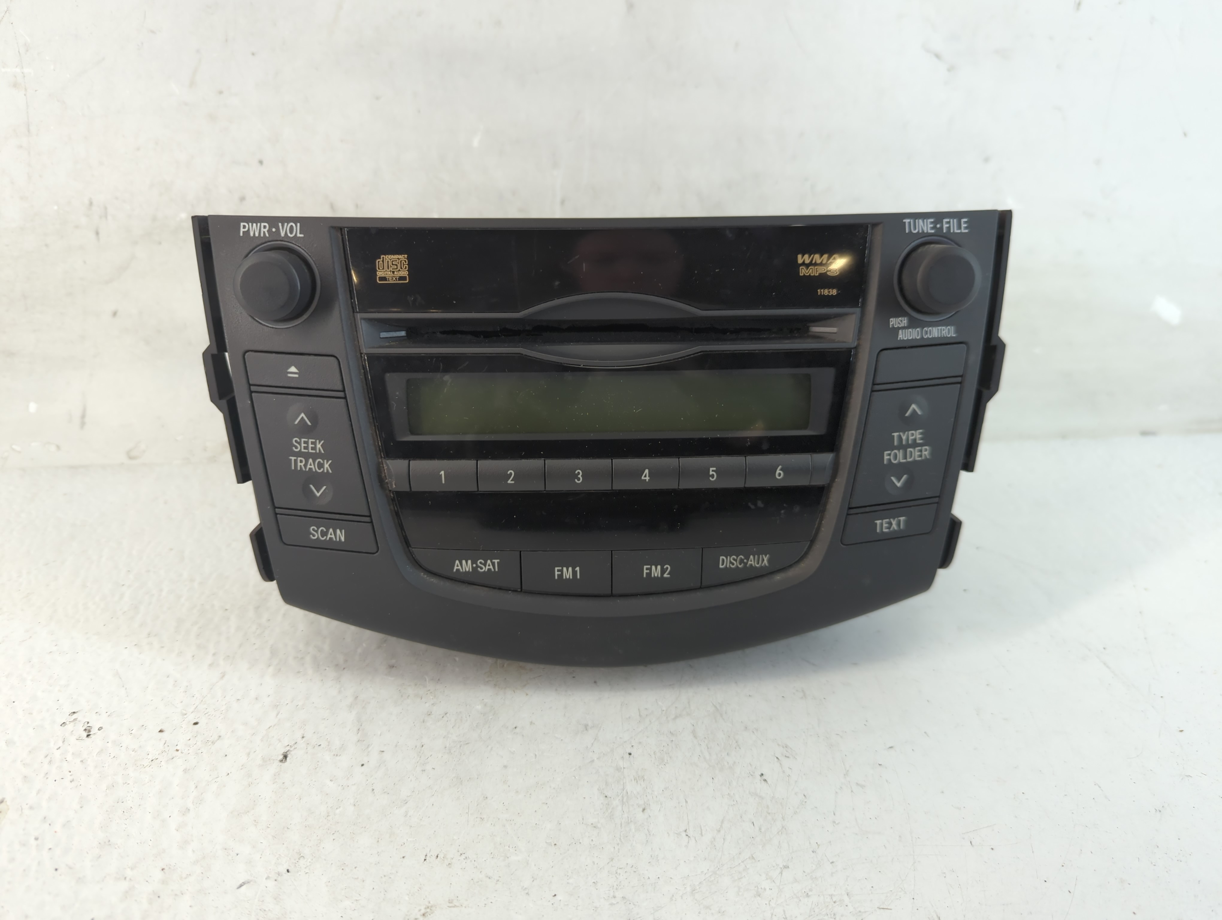2009-2010 Toyota Rav4 Am Fm Cd Player Radio Receiver 1049351 - Oemusedautoparts1.com
