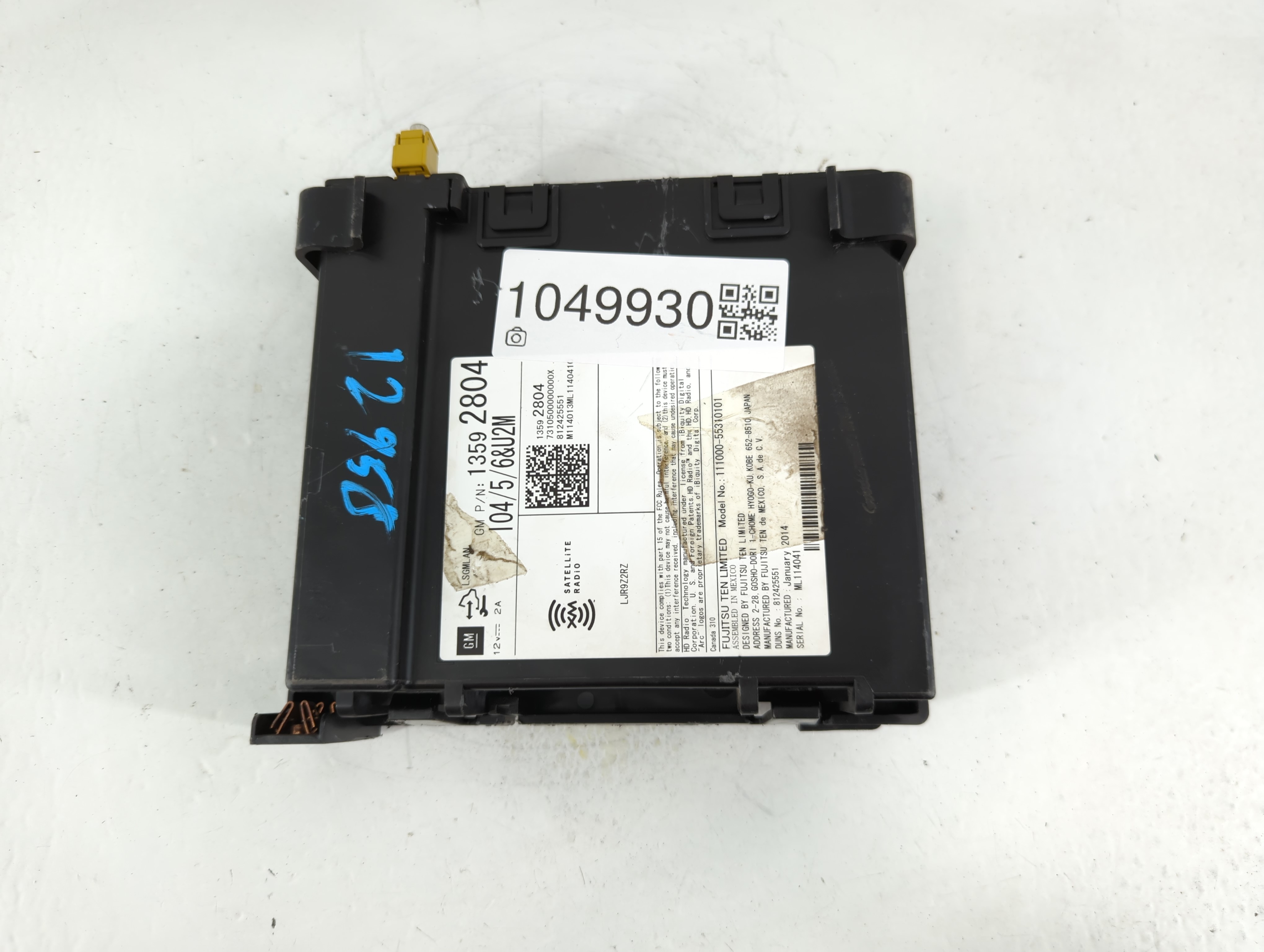 2013-2014 Cadillac Srx Am Fm Cd Player Radio Receiver 1049930 - Oemusedautoparts1.com