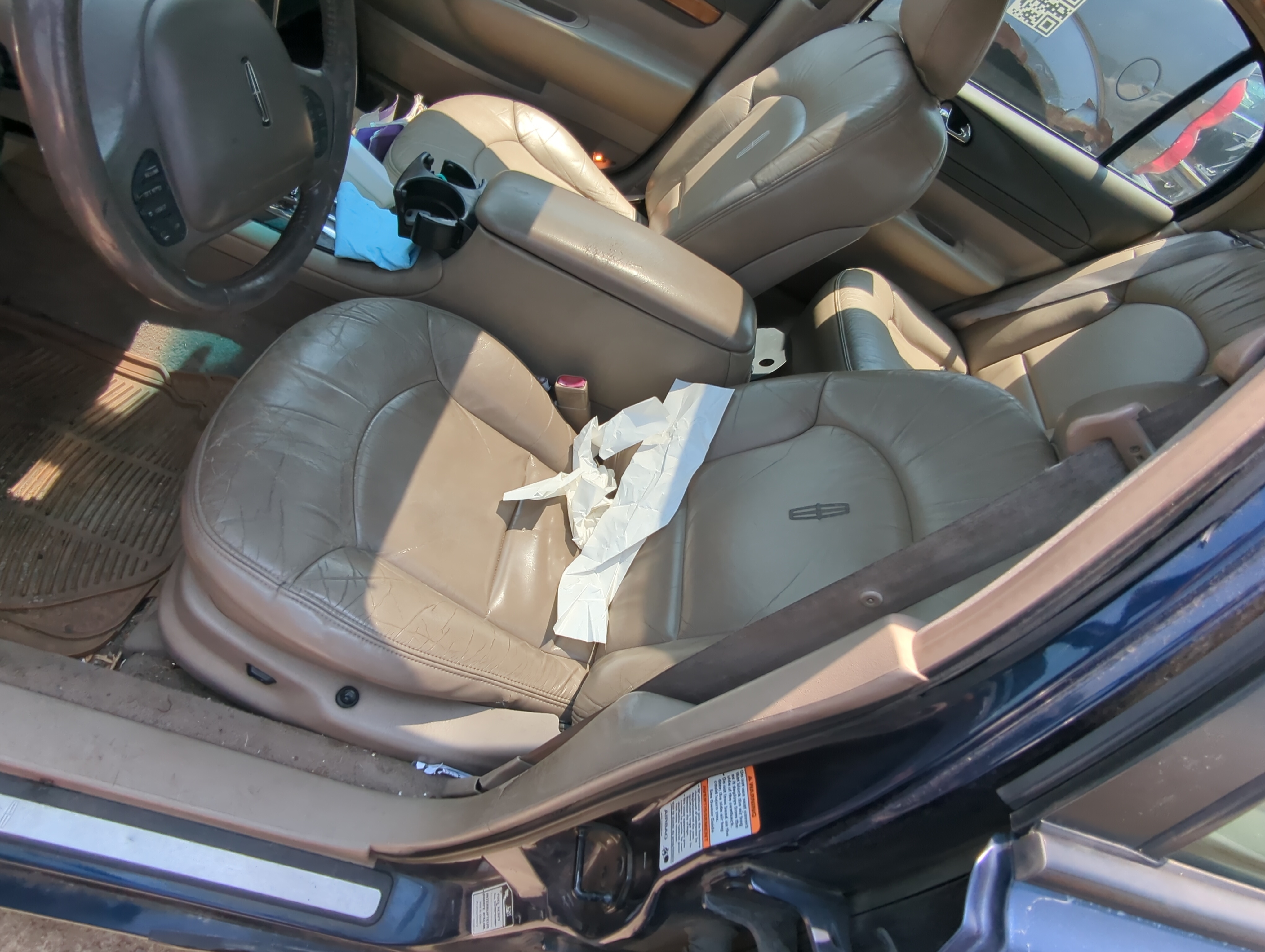 Picture of 2002 Lincoln Continental Driver Front Seat Oem 1050374