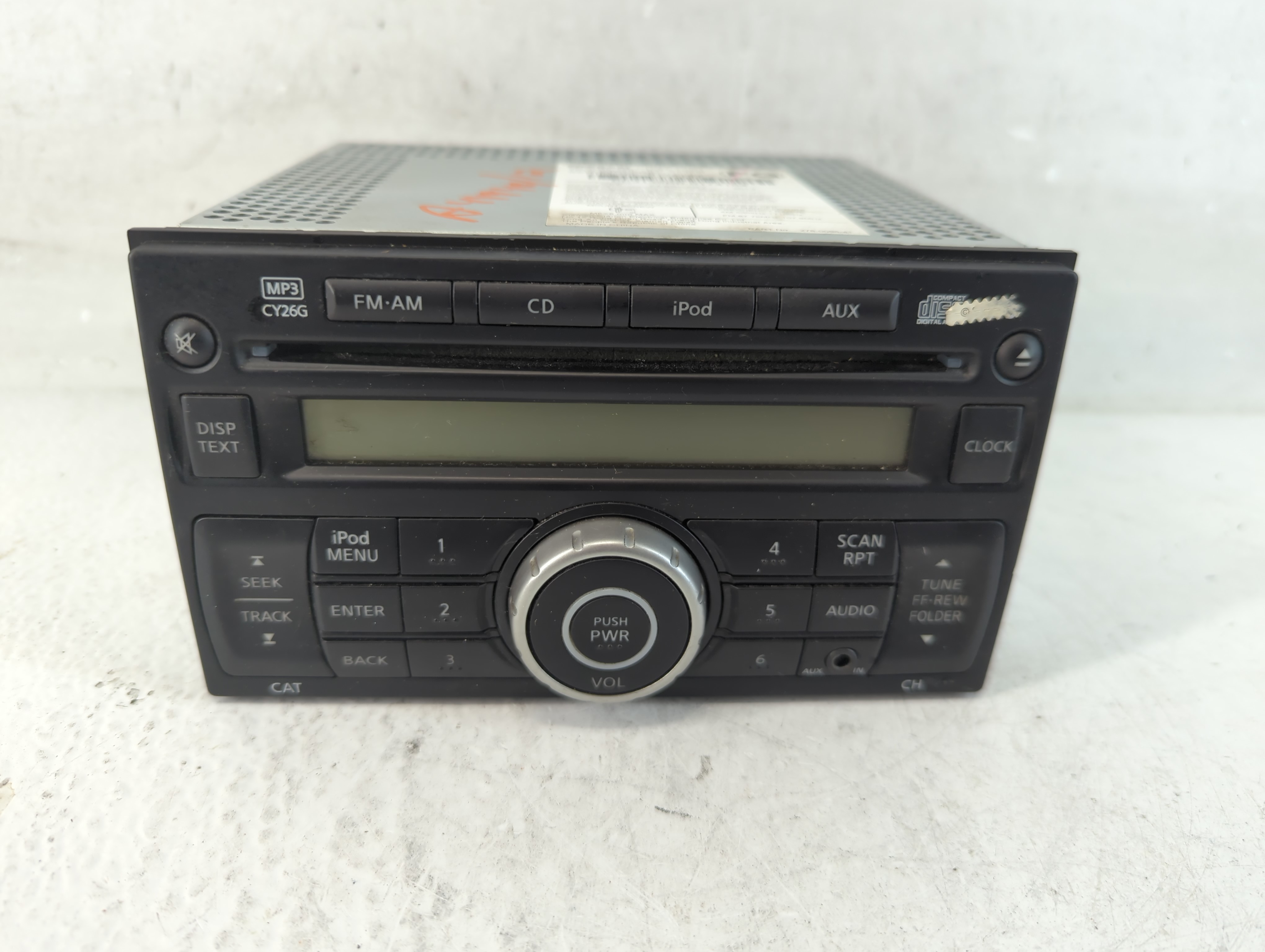 2011-2015 Nissan Rogue Am Fm Cd Player Radio Receiver 1050691 - Oemusedautoparts1.com