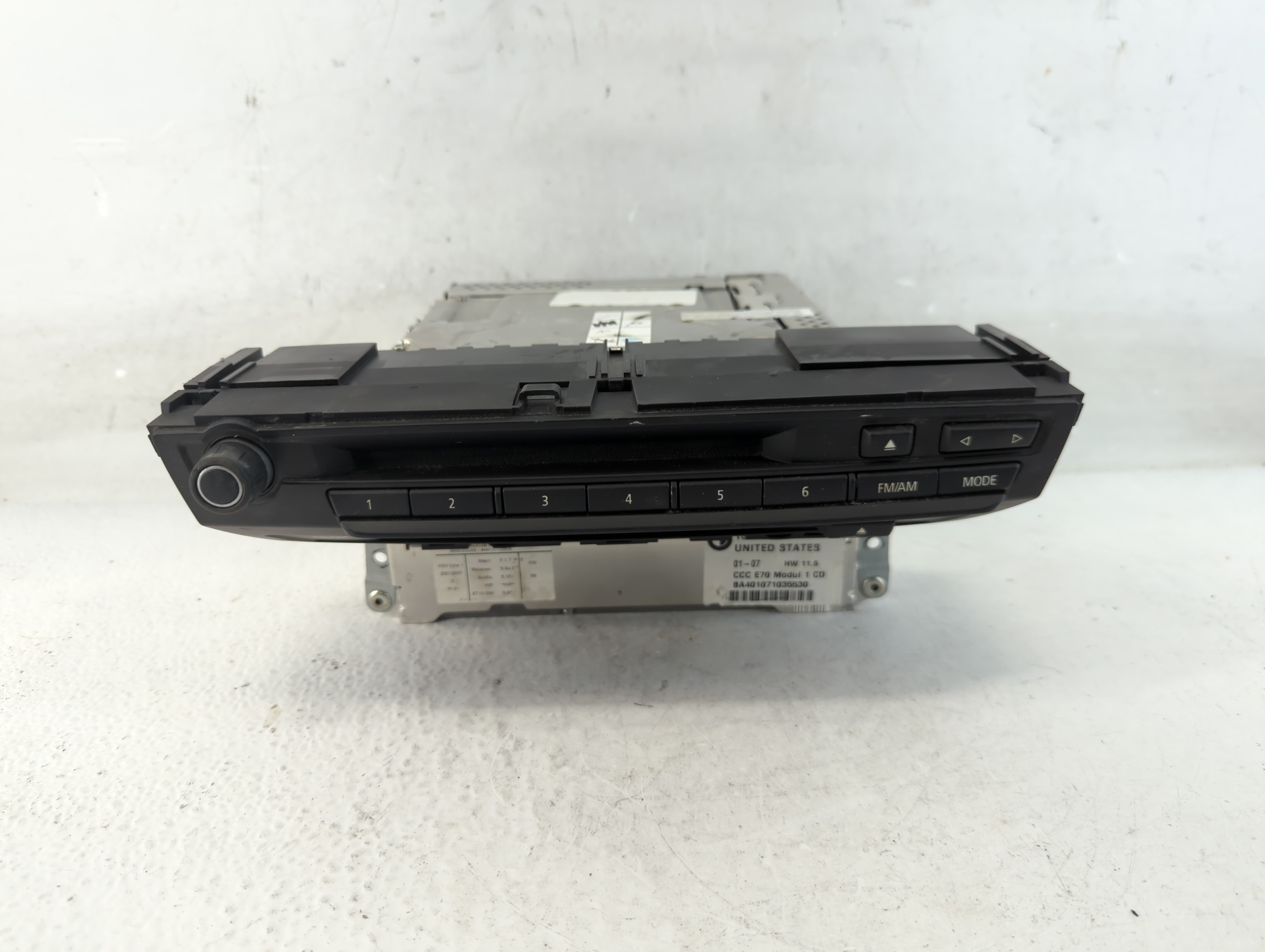 2007-2010 Bmw X5 Am Fm Cd Player Radio Receiver 1050716 - Oemusedautoparts1.com