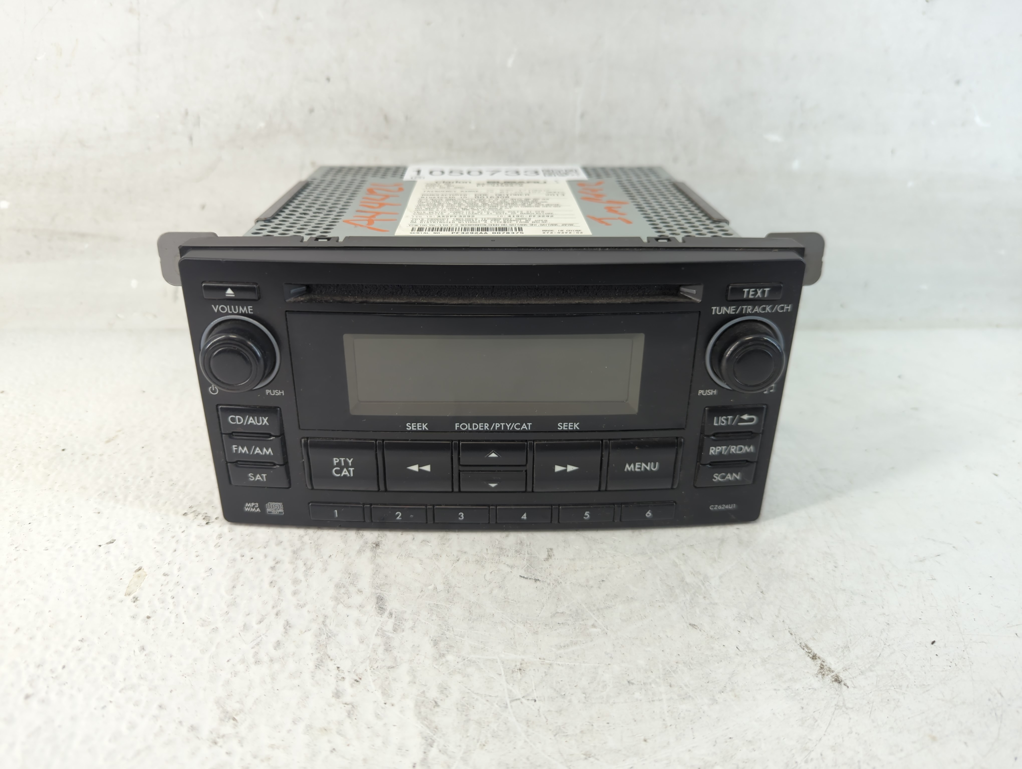 2011-2014 Subaru Impreza Am Fm Cd Player Radio Receiver 1050733 - Oemusedautoparts1.com