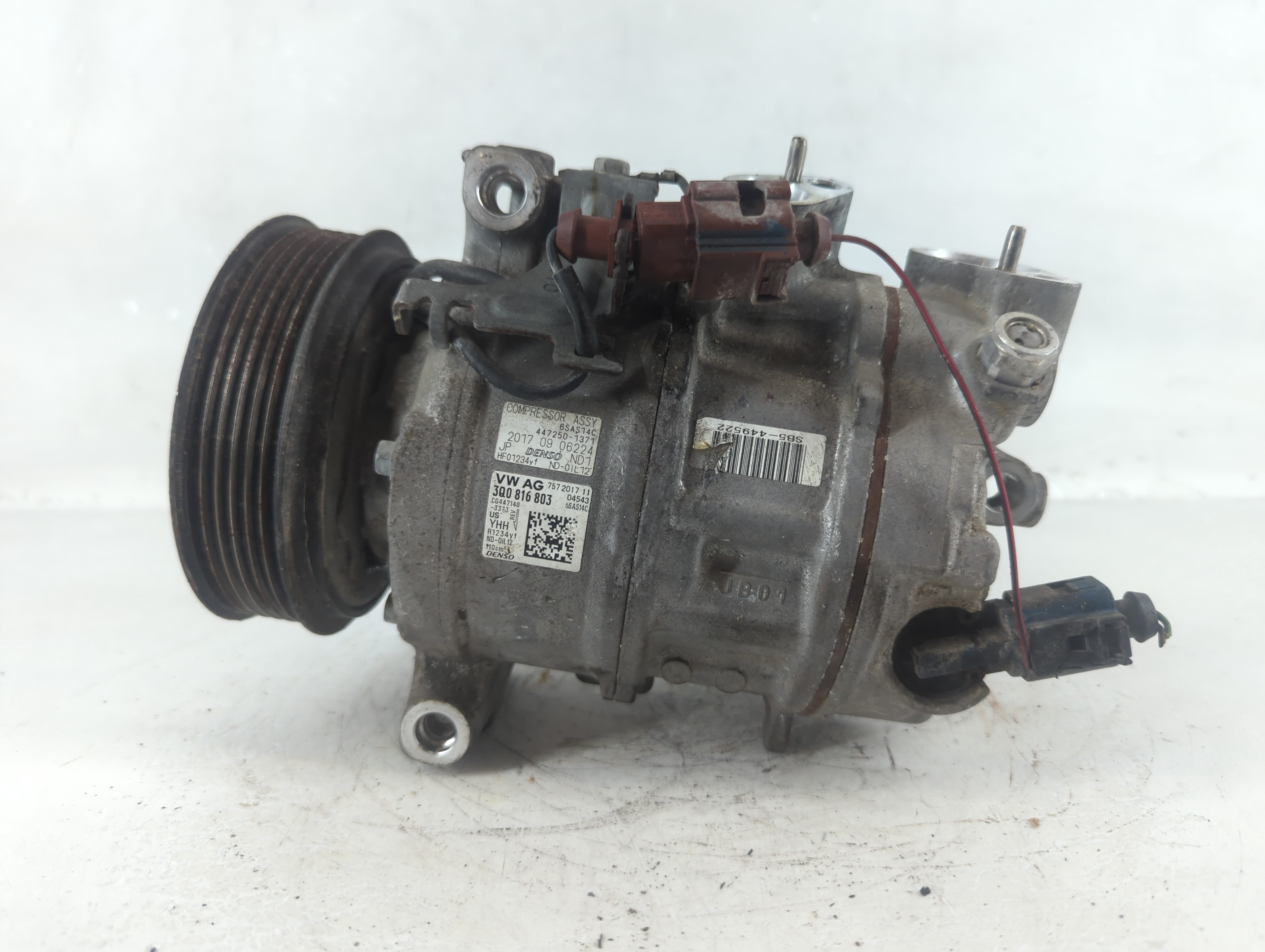 2020-2022 Volkswagen Tiguan Air Conditioning A/c Ac Compressor Oem 1050755 - Oemusedautoparts1.com