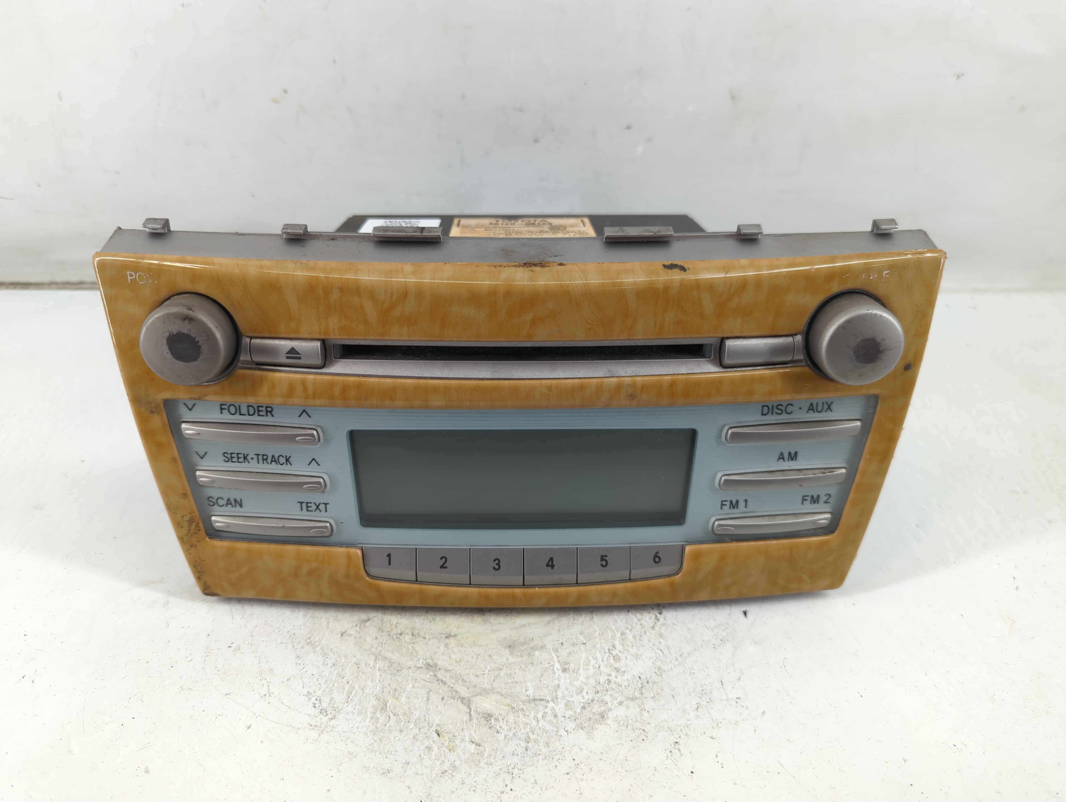 2007-2009 Toyota Camry Am Fm Cd Player Radio Receiver 1050834 - Oemusedautoparts1.com