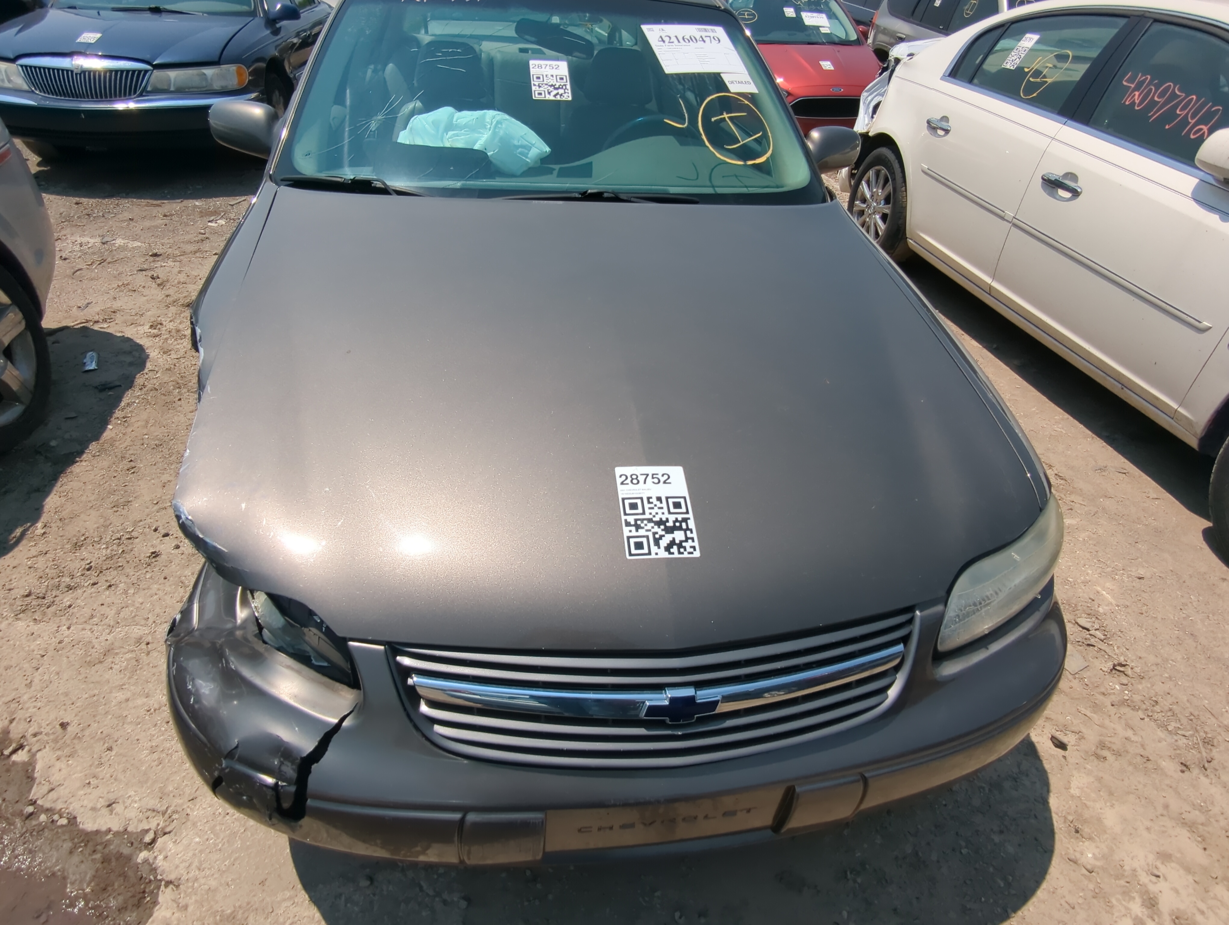 1997-2005 Chevrolet Malibu Hood Oem 1051265 - Oemusedautoparts1.com