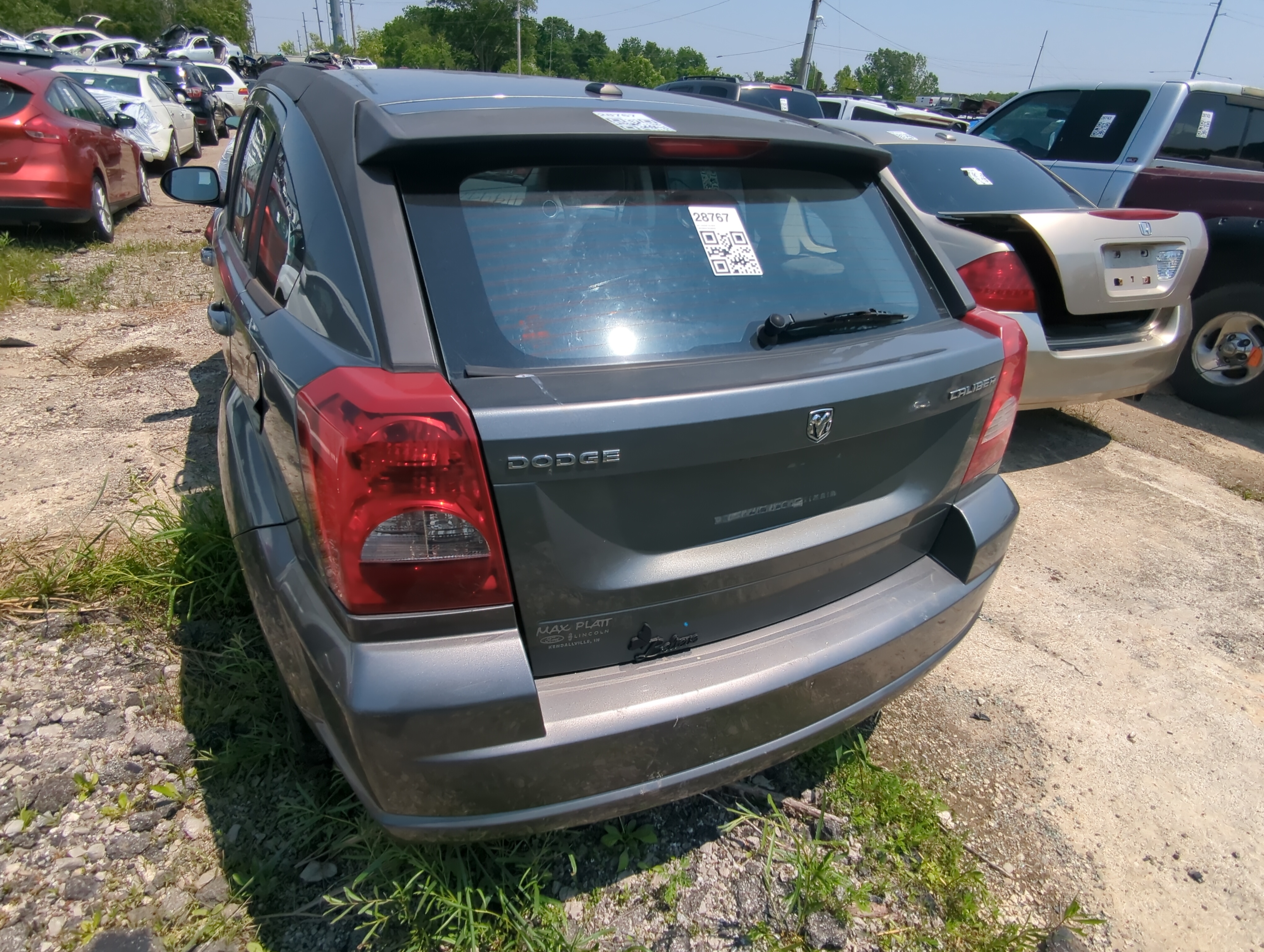 2007-2012 Dodge Caliber Trunk/decklid/hatch/tailgate Oem 1051725 - Oemusedautoparts1.com