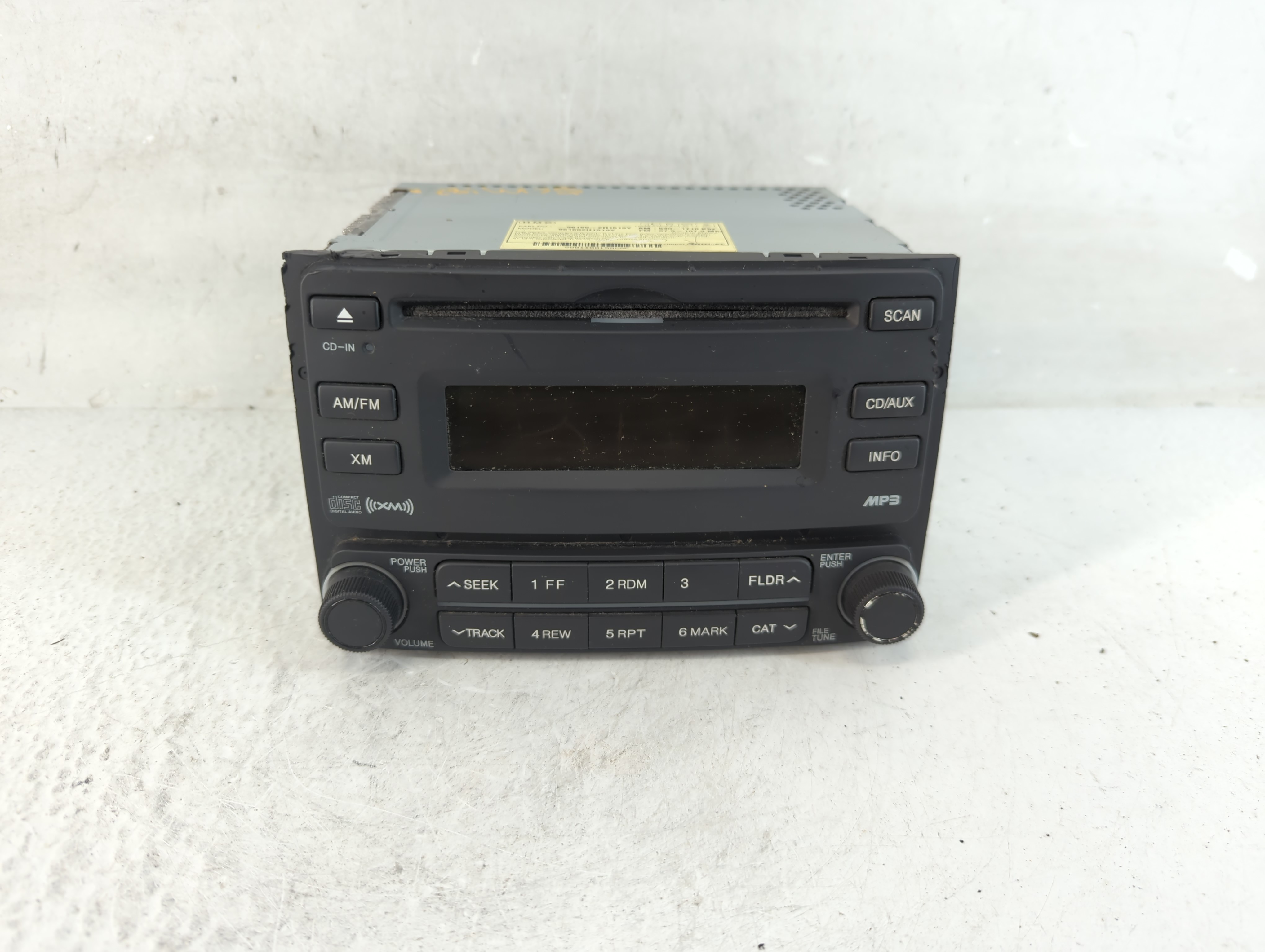 2007-2010 Hyundai Elantra Am Fm Cd Player Radio Receiver 1051880 - Oemusedautoparts1.com