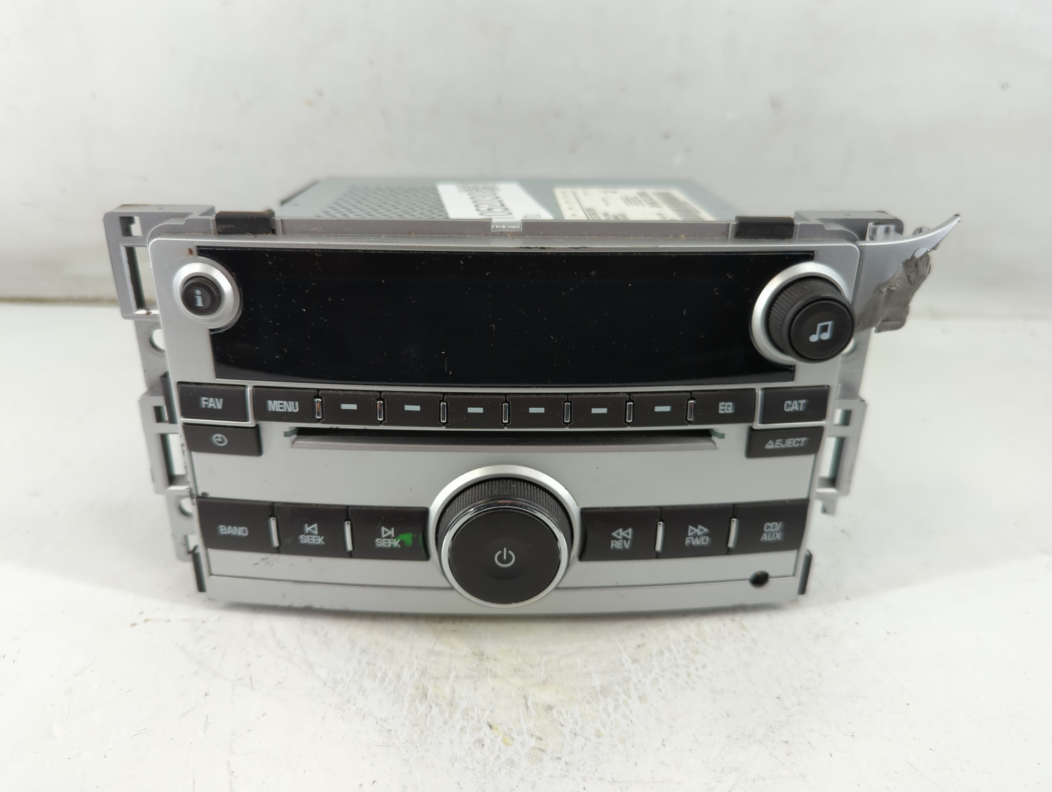 2009-2012 Chevrolet Malibu Am Fm Cd Player Radio Receiver 1052030 - Oemusedautoparts1.com