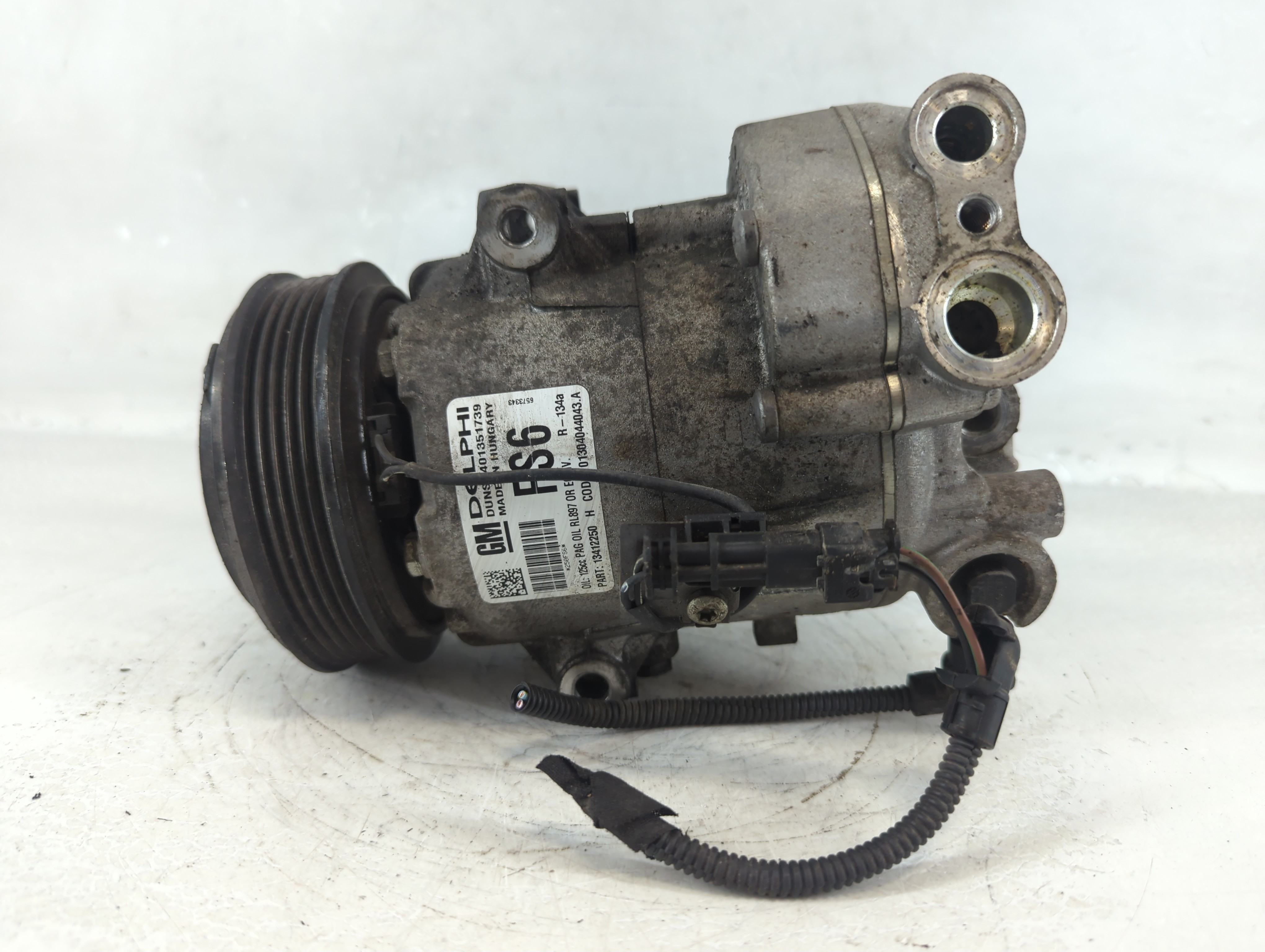 2014-2014 Chevrolet Cruze Air Conditioning A/c Ac Compressor Oem 1052055 - Oemusedautoparts1.com