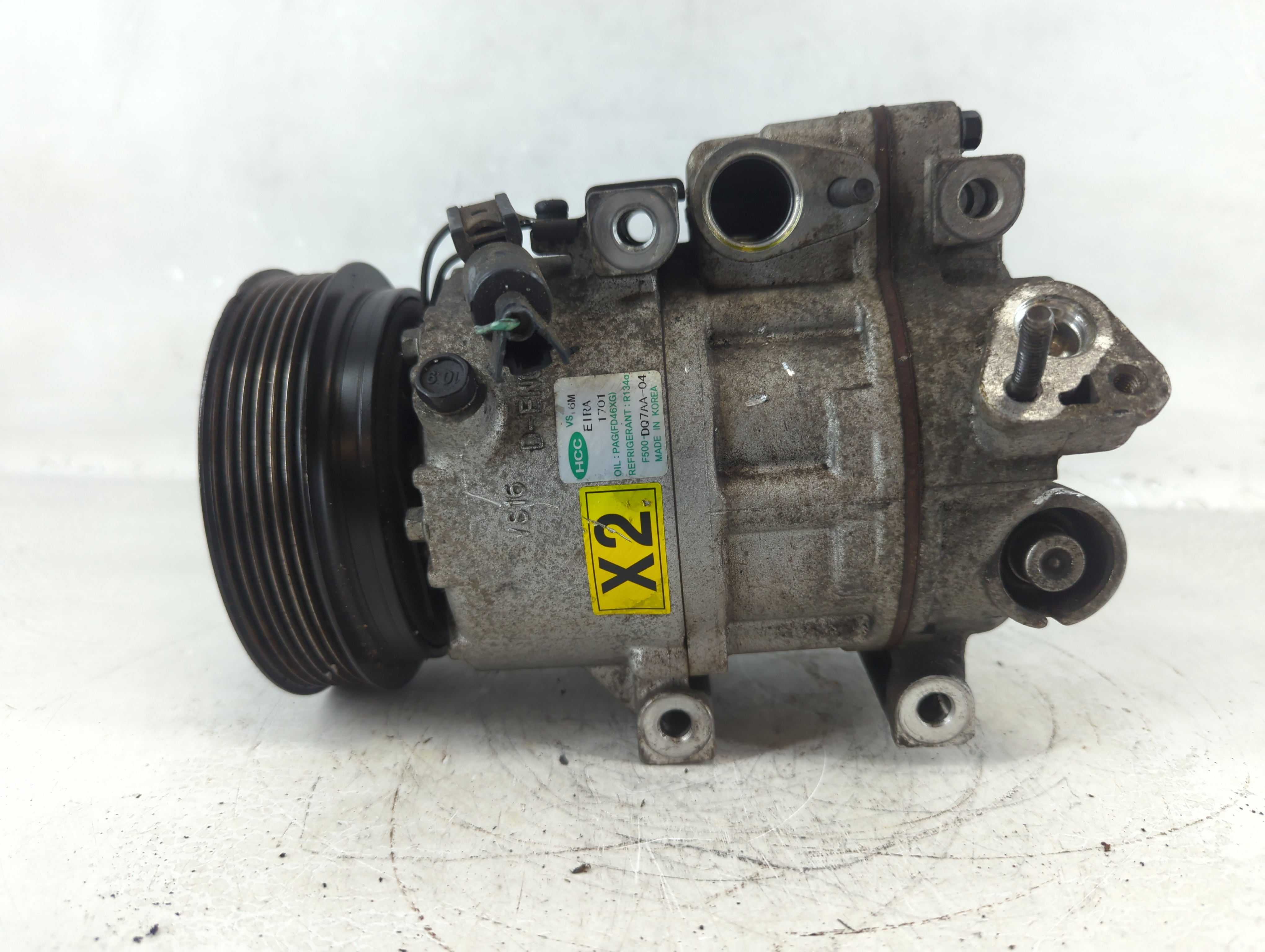 2009-2010 Hyundai Sonata Air Conditioning A/c Ac Compressor Oem 1052116 - Oemusedautoparts1.com