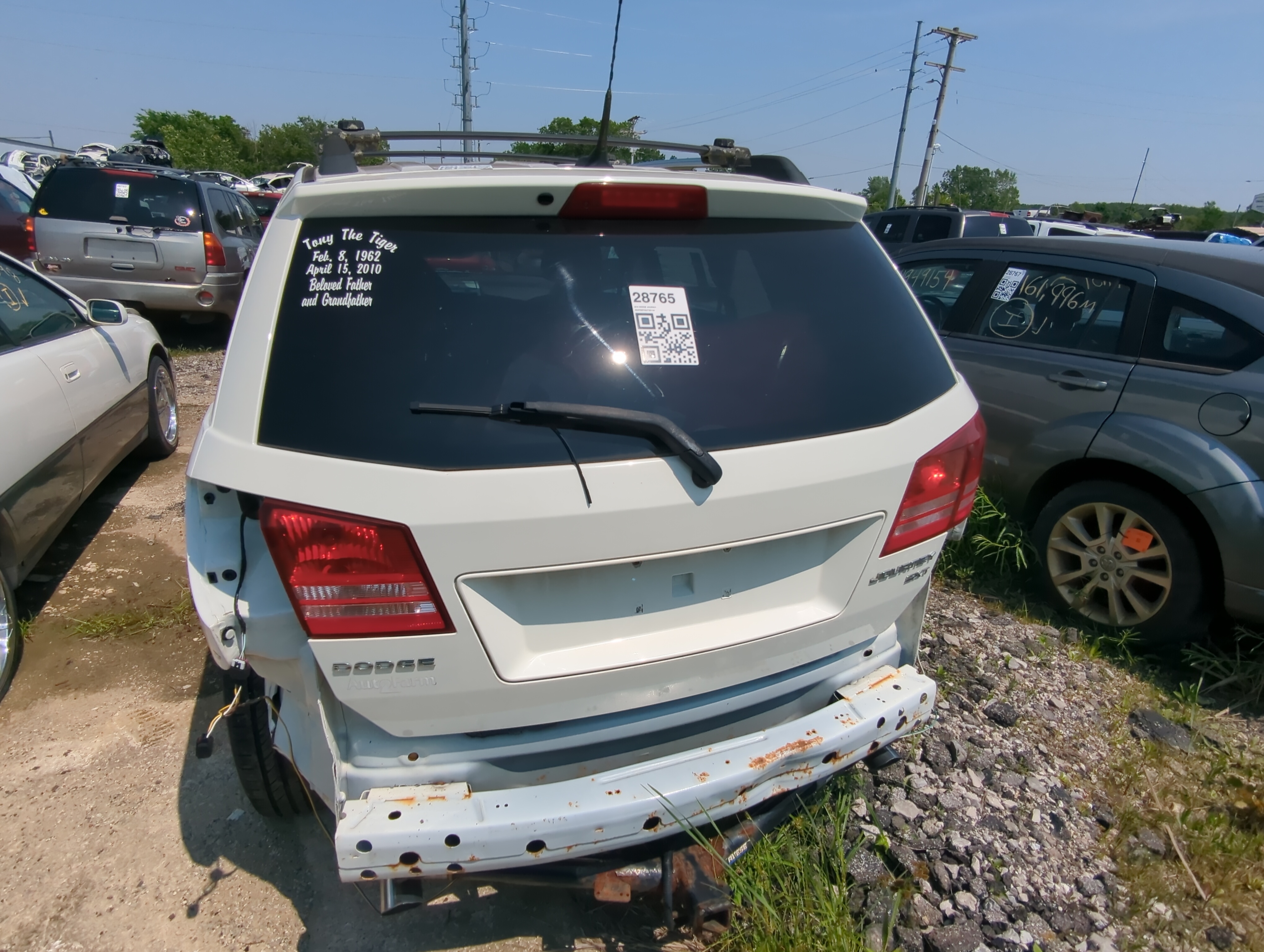 2010 Dodge Journey Trunk/decklid/hatch/tailgate Oem 1052803 - Oemusedautoparts1.com