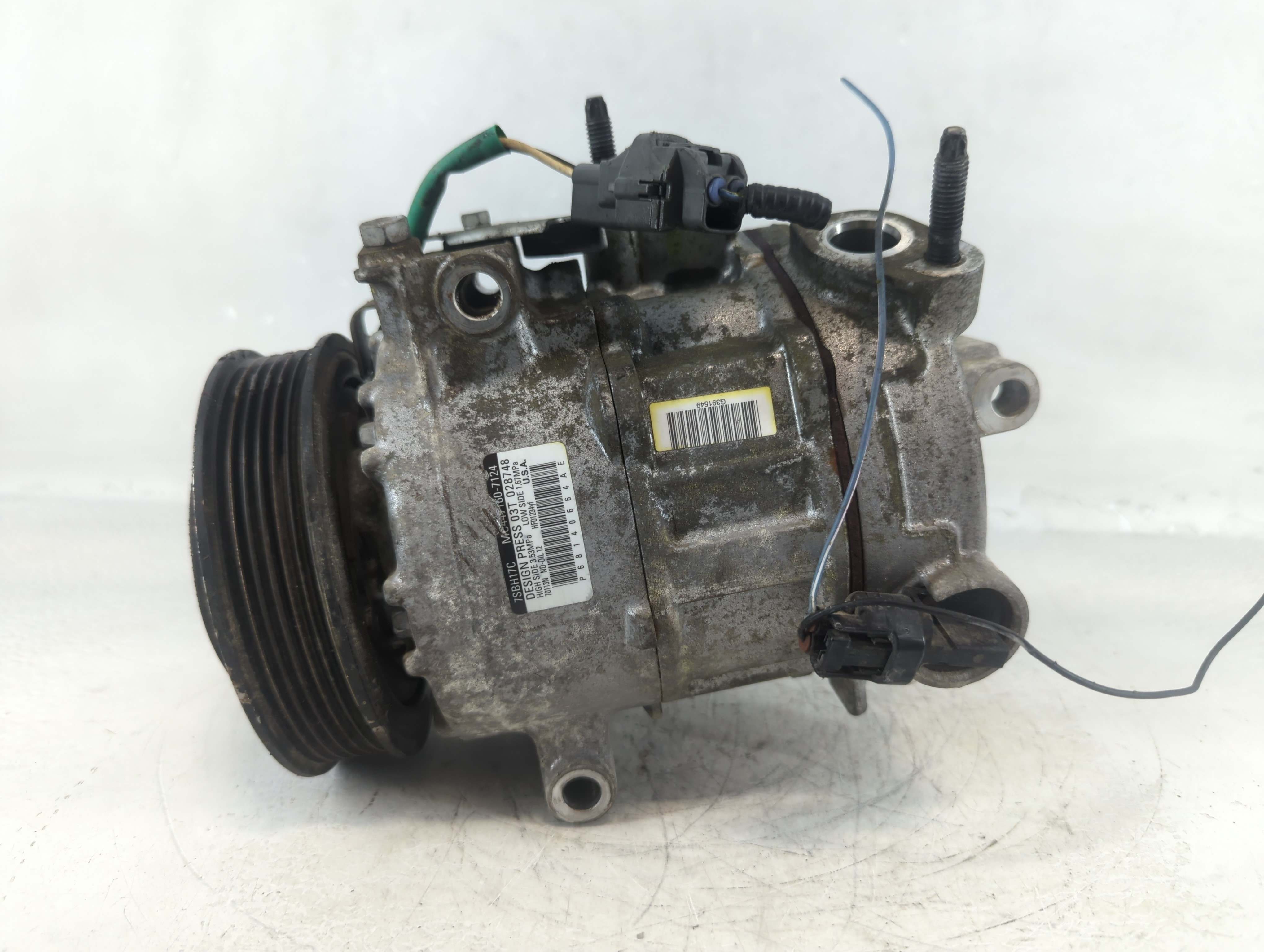 Picture of Dodge Ram 1500 Air Conditioning A/c Ac Compressor Oem 1052825