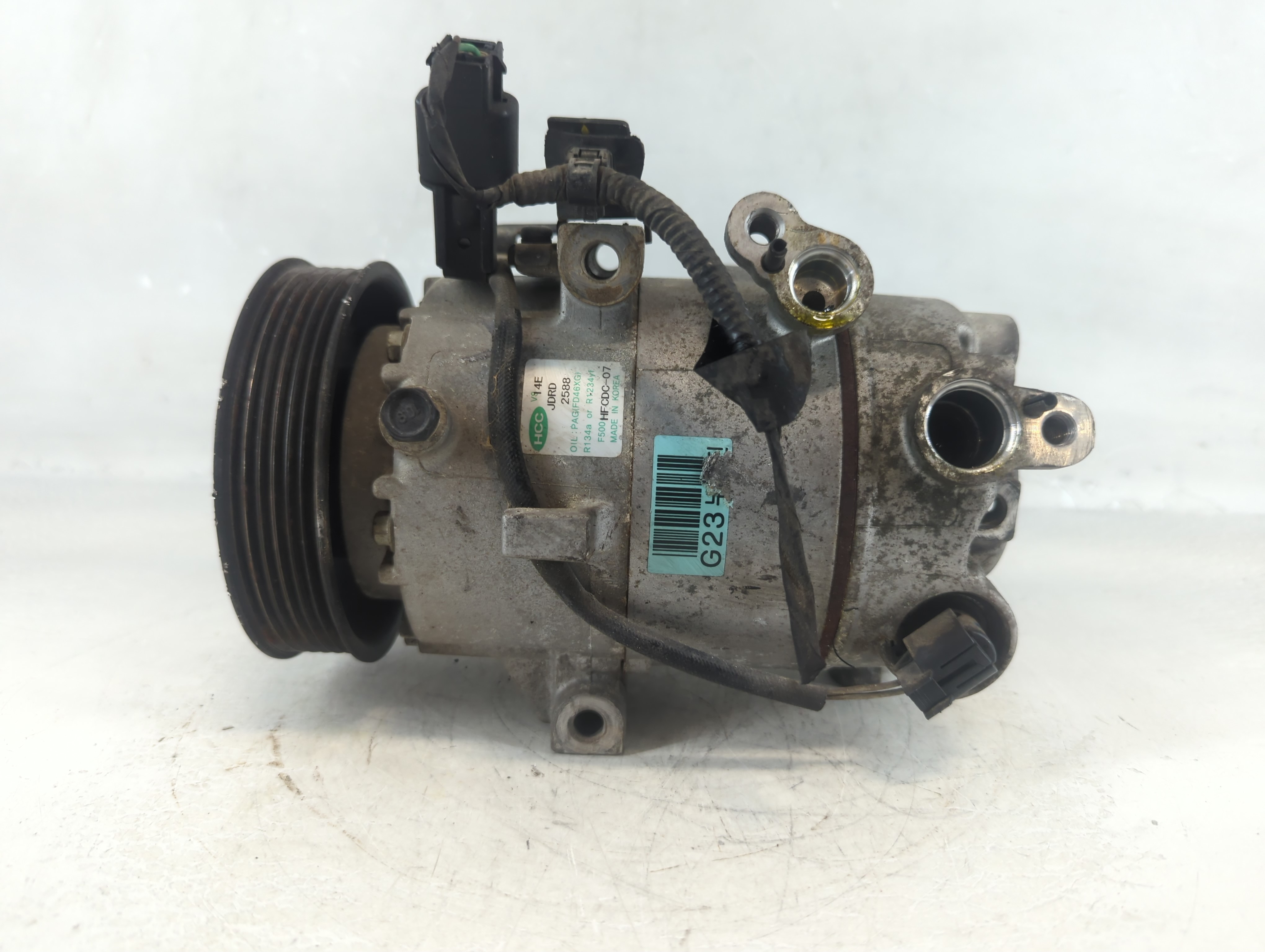 2014-2016 Hyundai Elantra Air Conditioning A/c Ac Compressor Oem 1052859 - Oemusedautoparts1.com