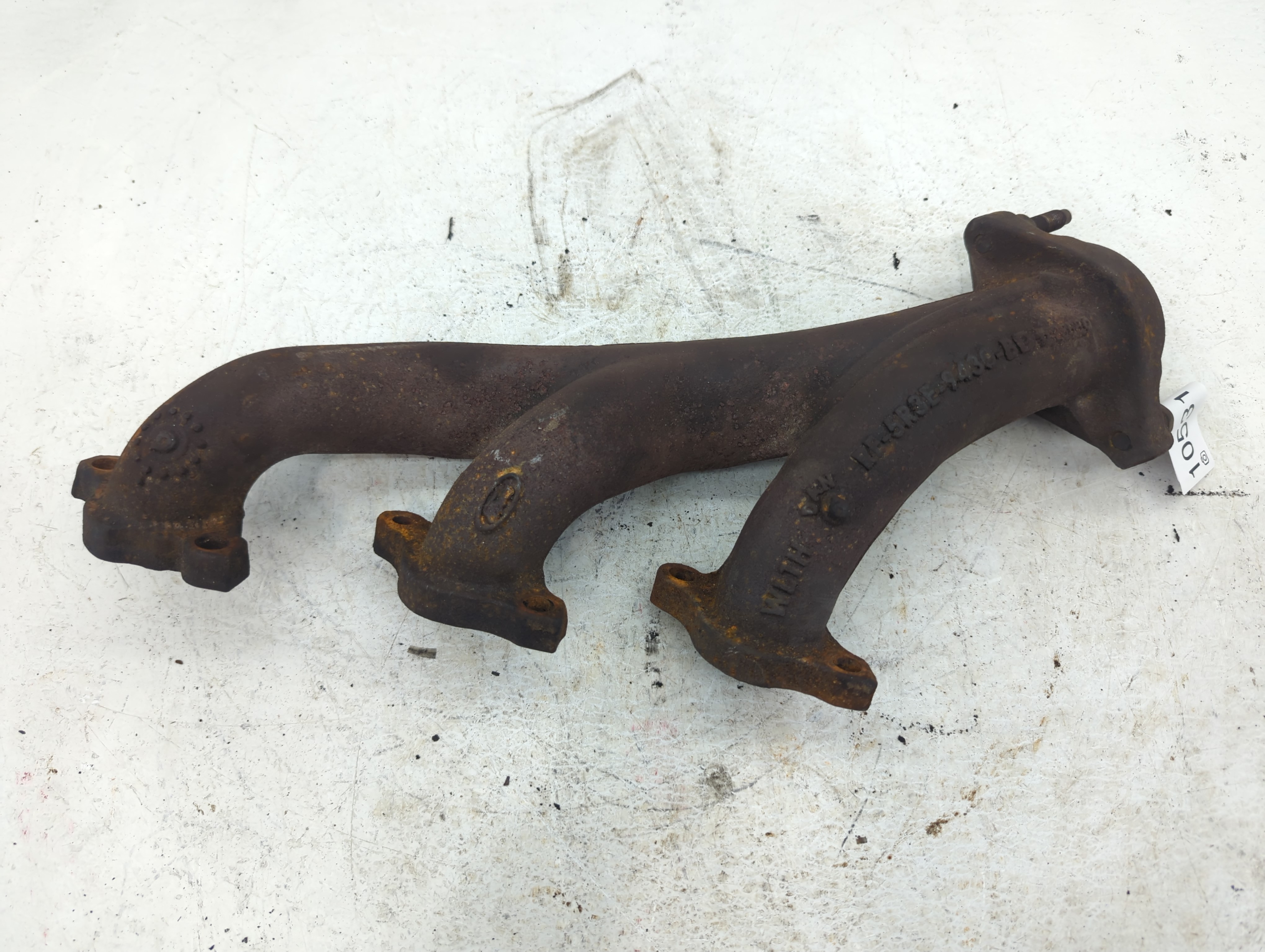 2005-2010 Ford Mustang Turbocharger Exhaust Manifold With Turbo Charger 1053177 - Oemusedautoparts1.com