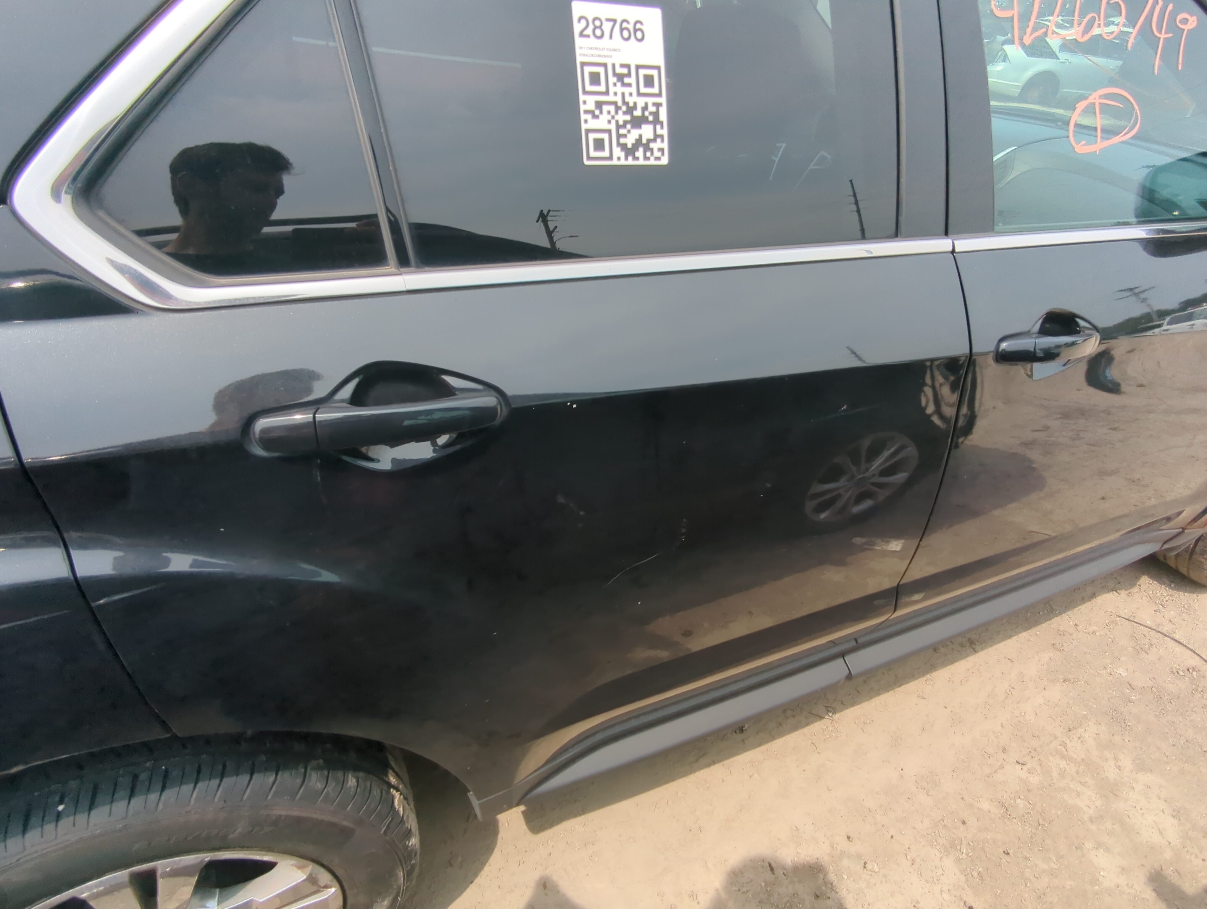 2010-2011 Chevrolet Equinox Passenger Rear Door Oem 1053278 - Oemusedautoparts1.com