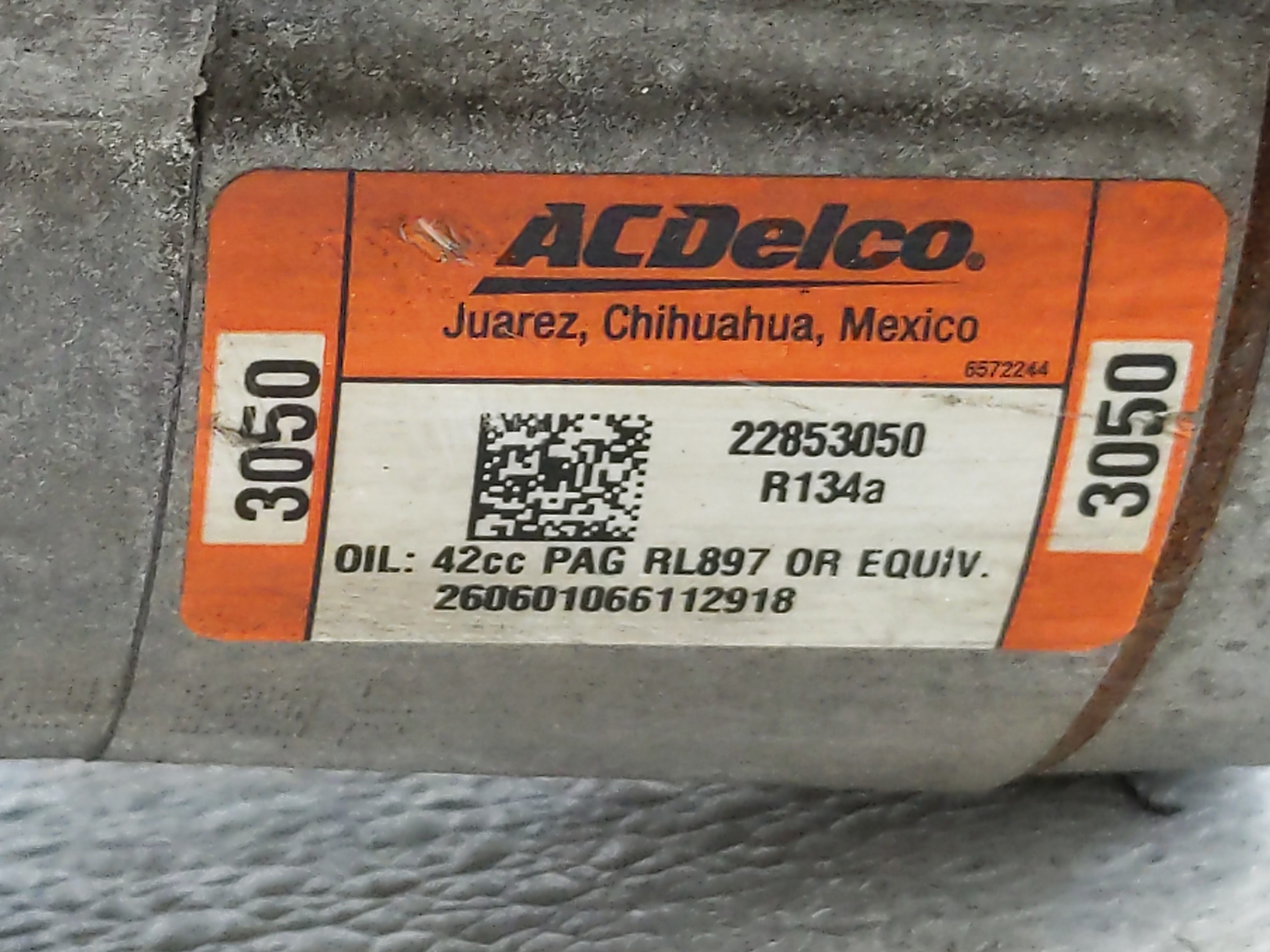 Picture of 2010-2011 Chevrolet Equinox Air Conditioning A/c Ac Compressor Oem 1053310